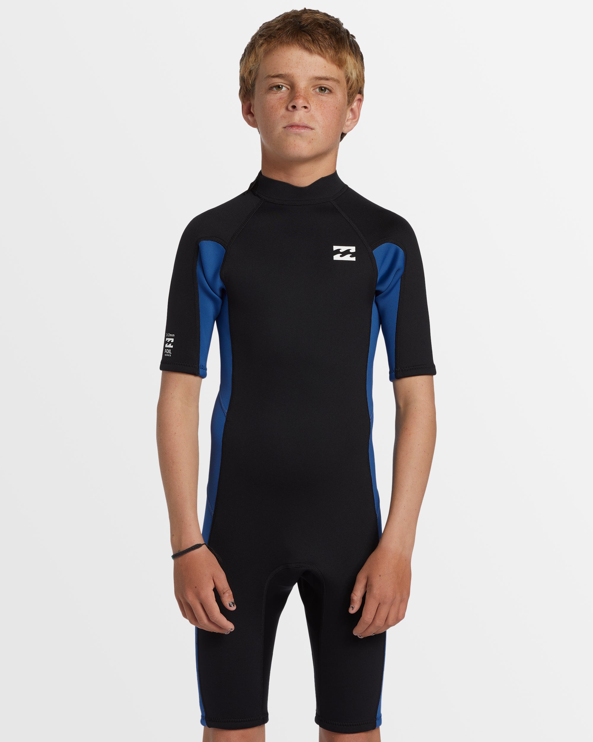 Boys 8-14 2/2 Foil Back Zip Springsuit