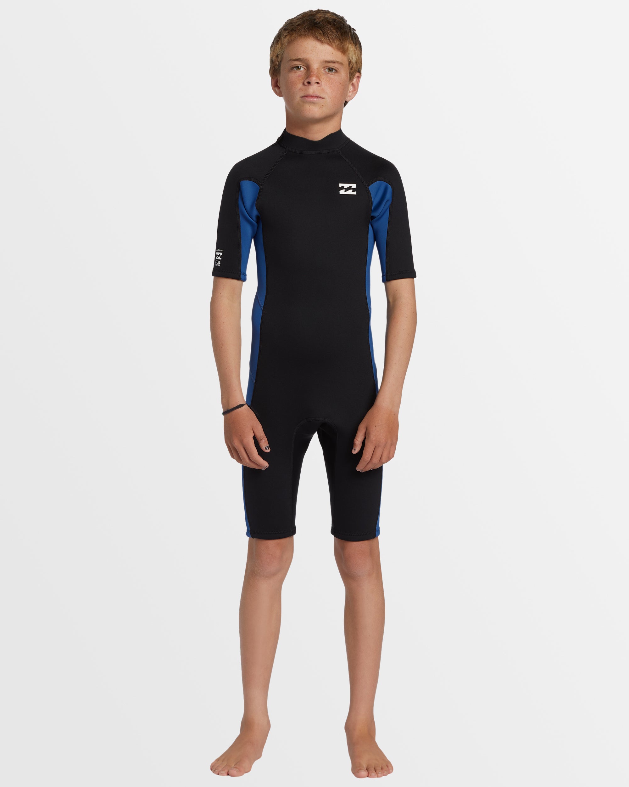 Boys 8-14 2/2 Foil Back Zip Springsuit