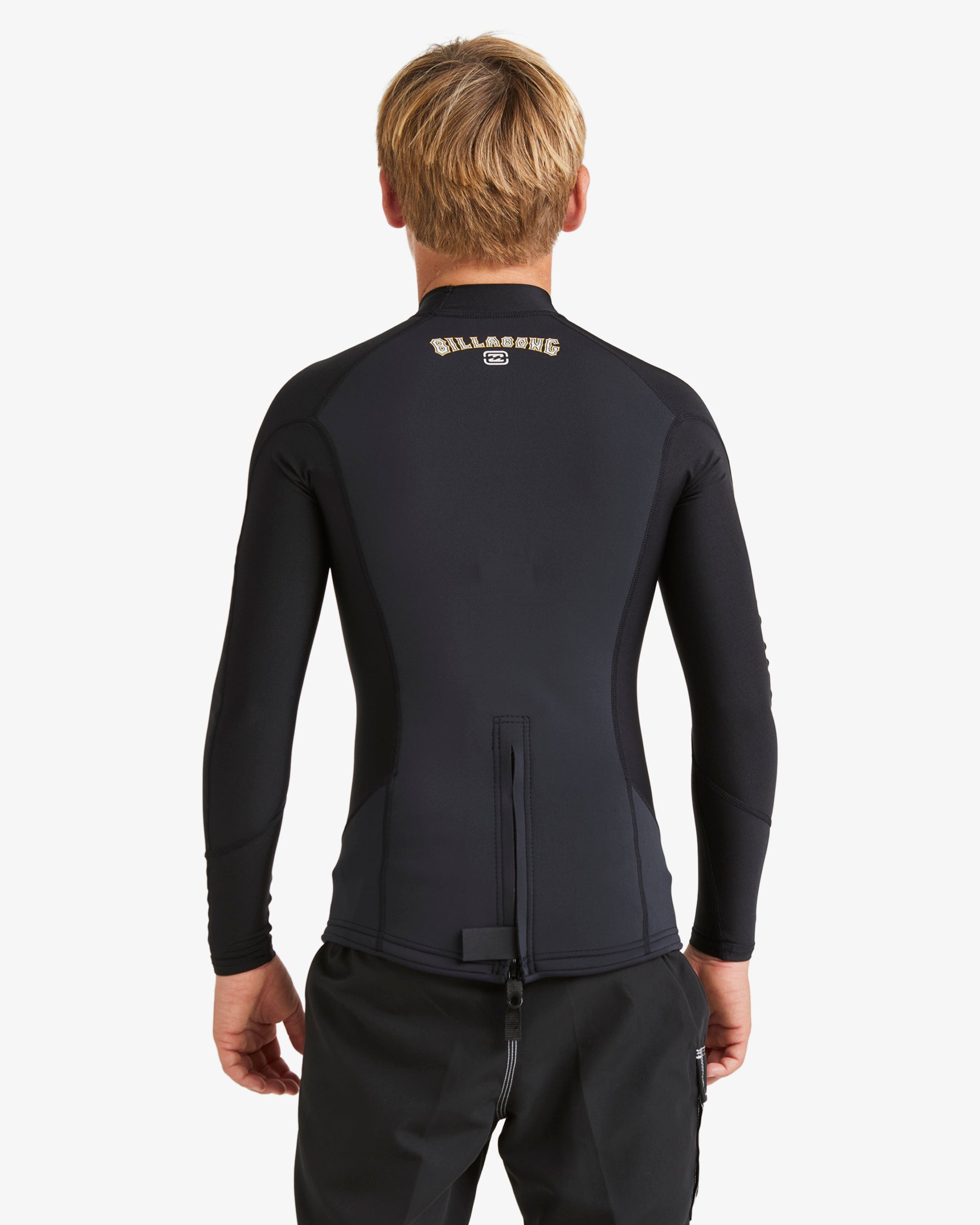 Boys 6-16 1mm Absolute Natural Poly Long Sleeve Wetsuit Top