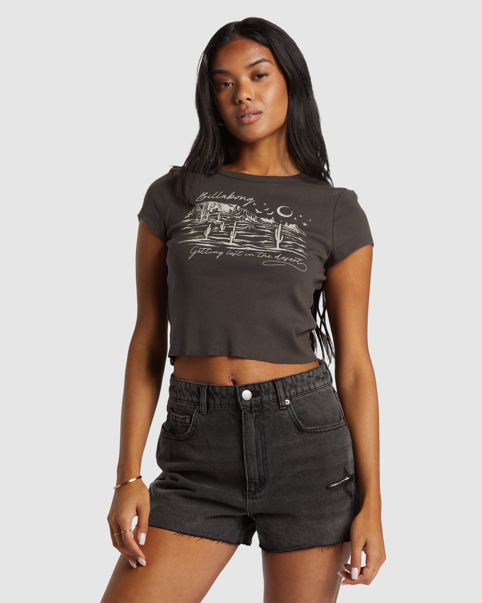 Womens High Tides Denim Shorts