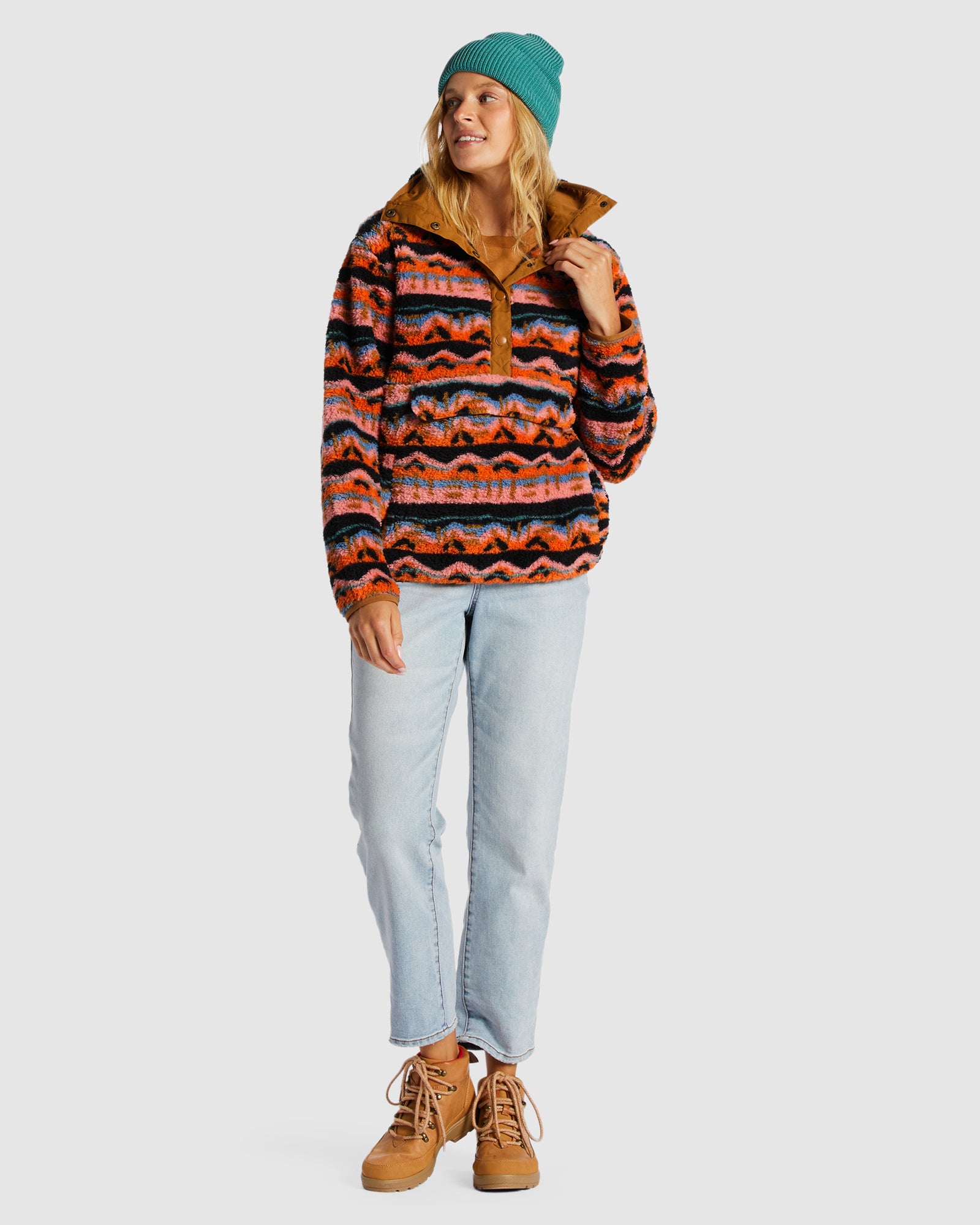 Womens Switchback Fleece Jumper