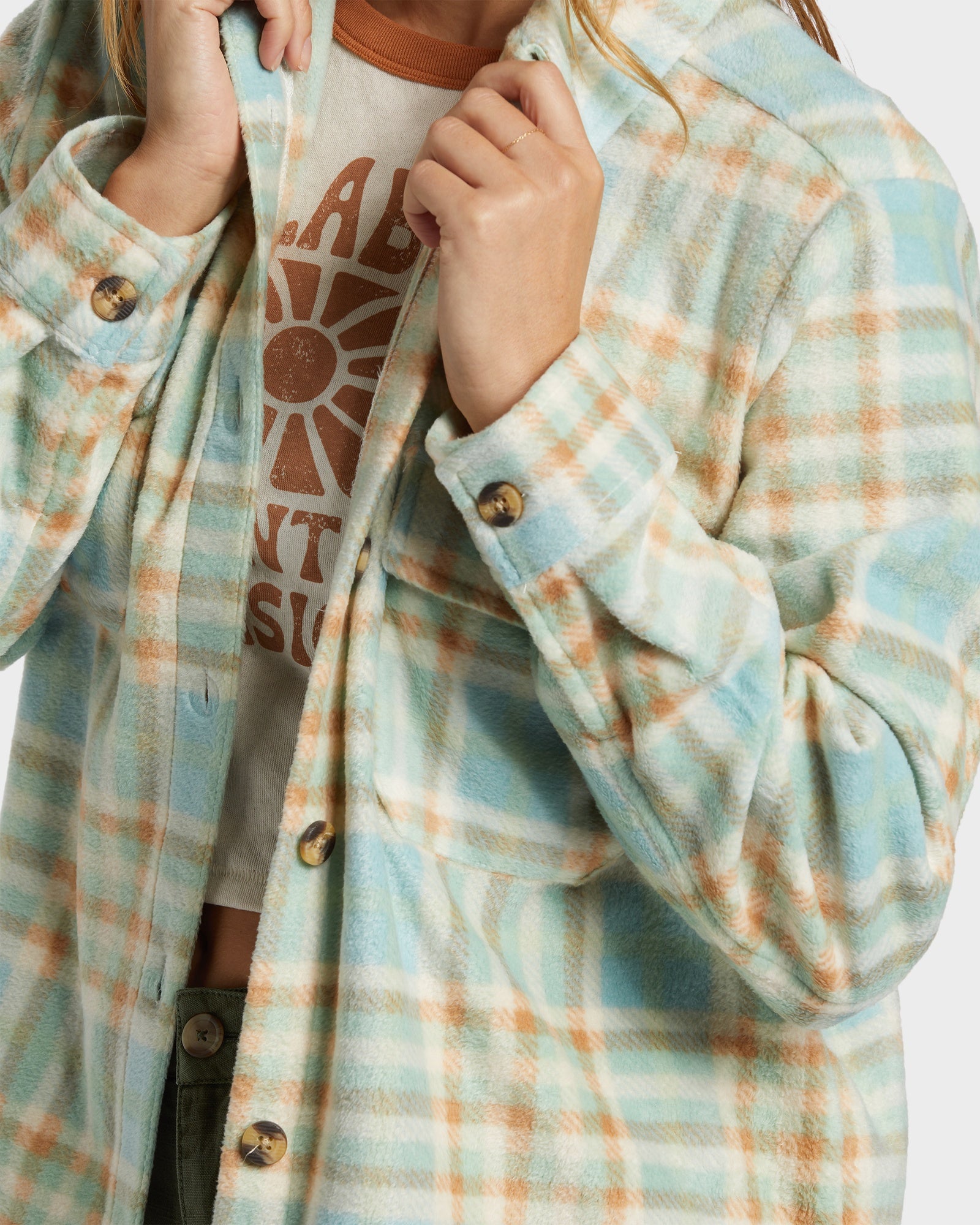 Womens Forge Fleece Shacket