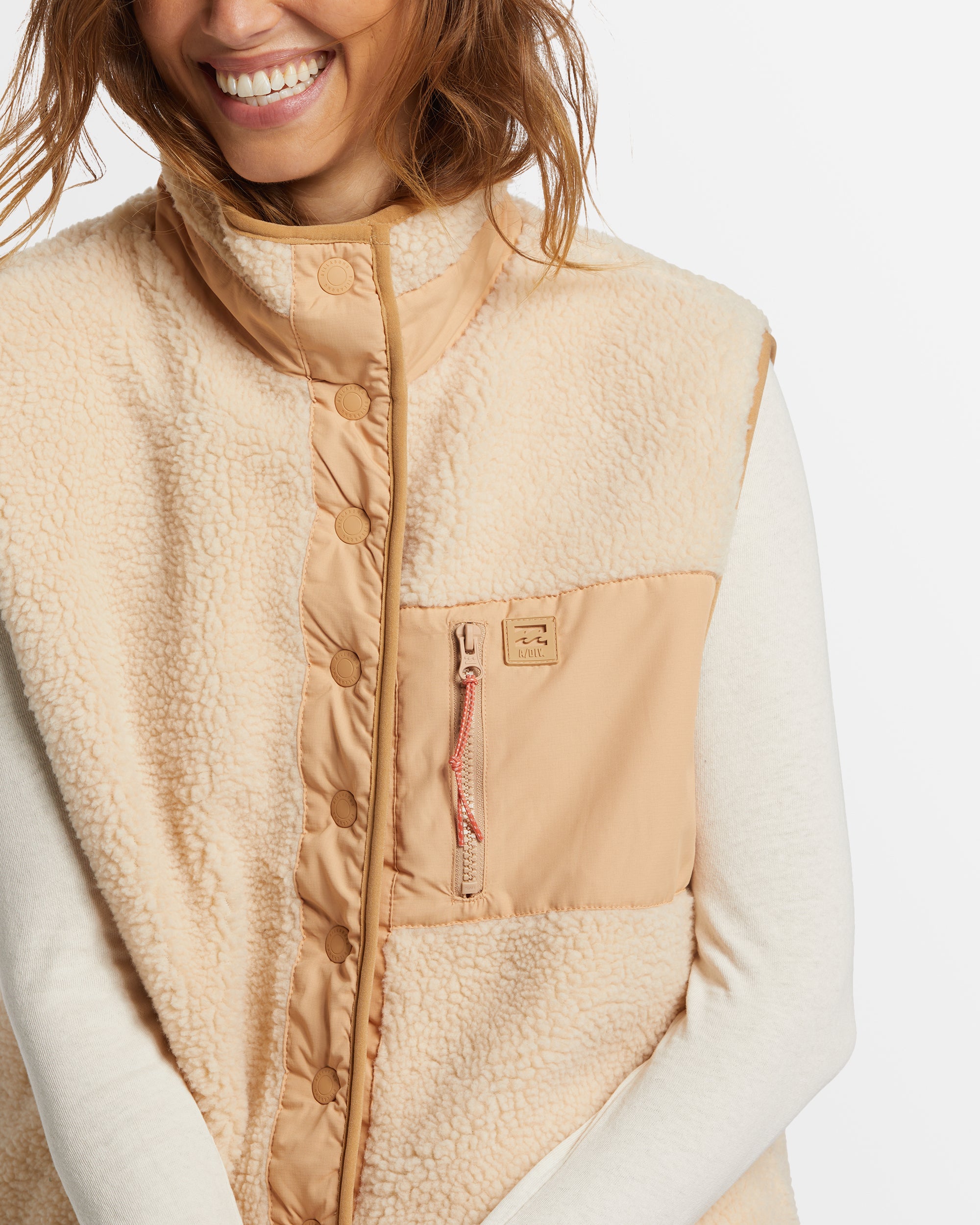 Womens Hike Up Fleece Vest