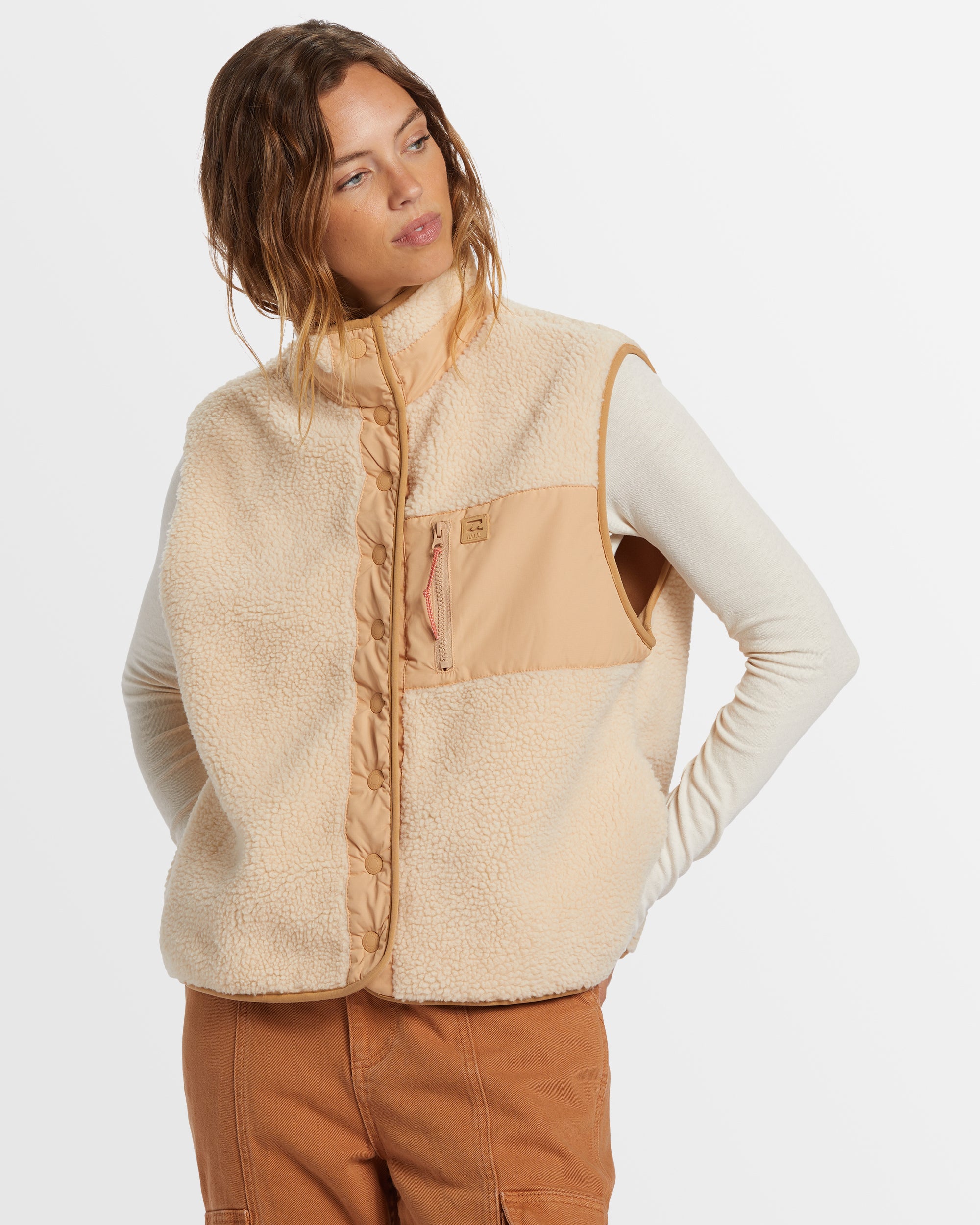 Womens Hike Up Fleece Vest