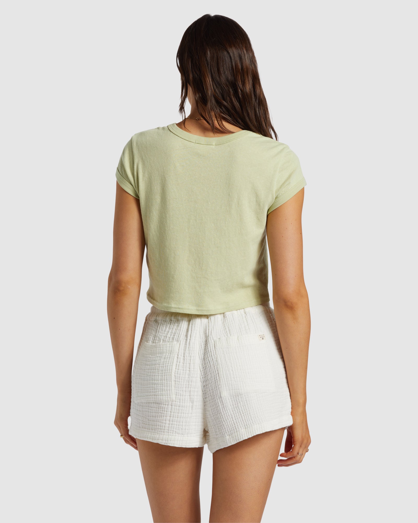 Womens Day Tripper Elastic Waist Shorts