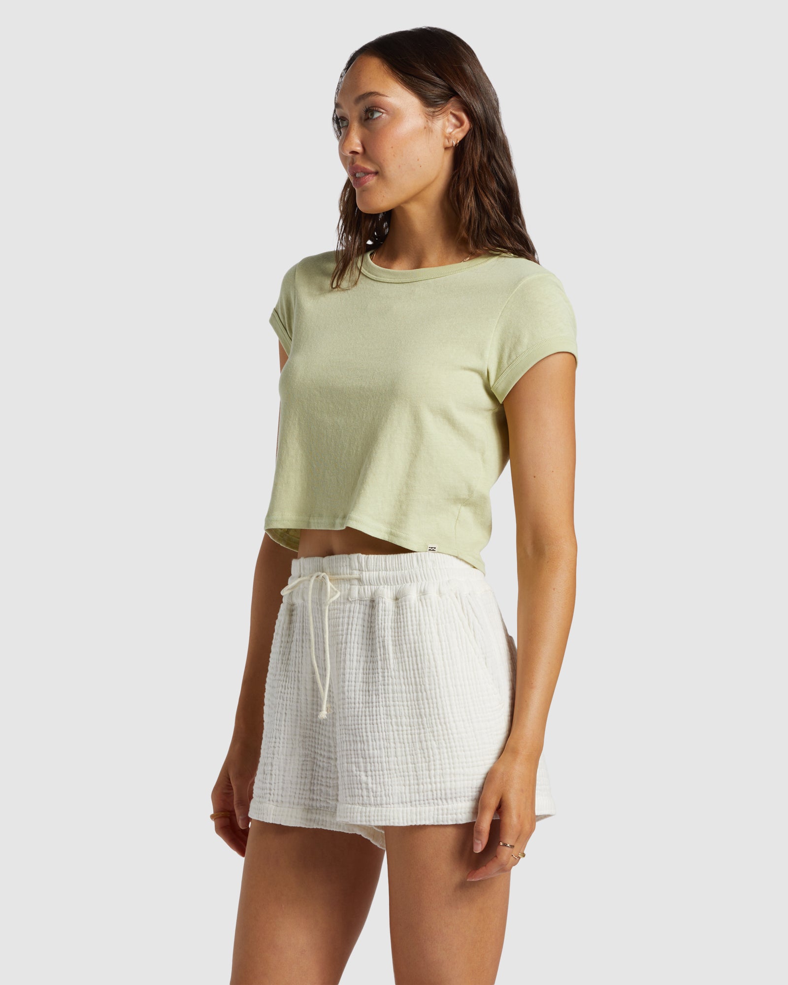 Womens Day Tripper Elastic Waist Shorts
