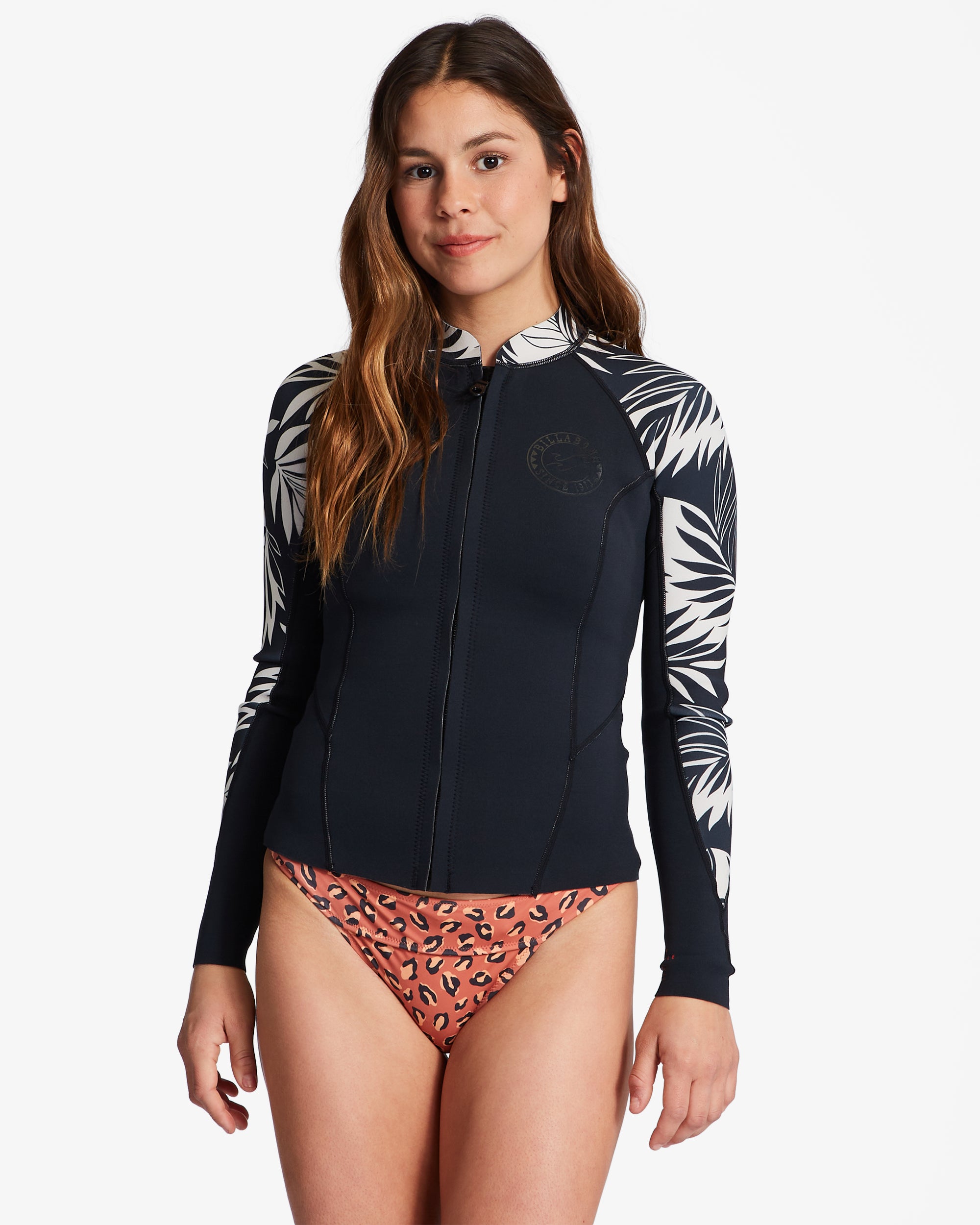 Womens 1mm Peeky Chest Zip Wetsuit Jacket