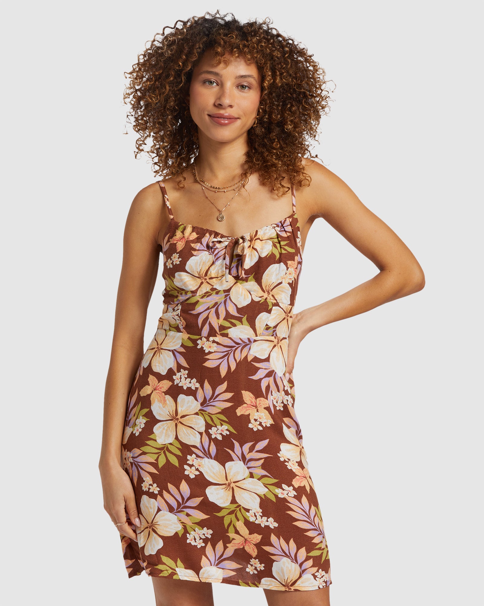 Womens Island Calling Mini Dress