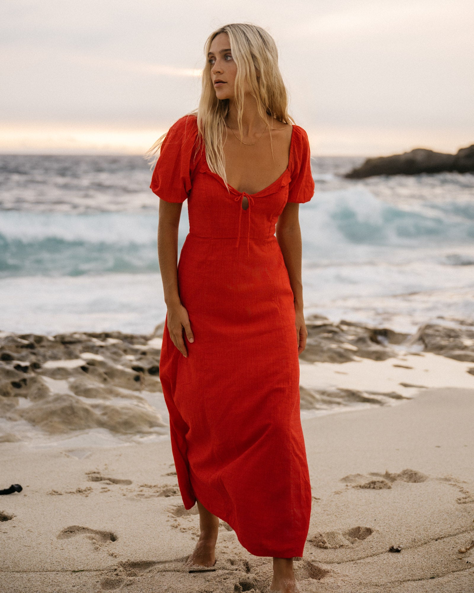 Womens Burning Love Maxi Dress