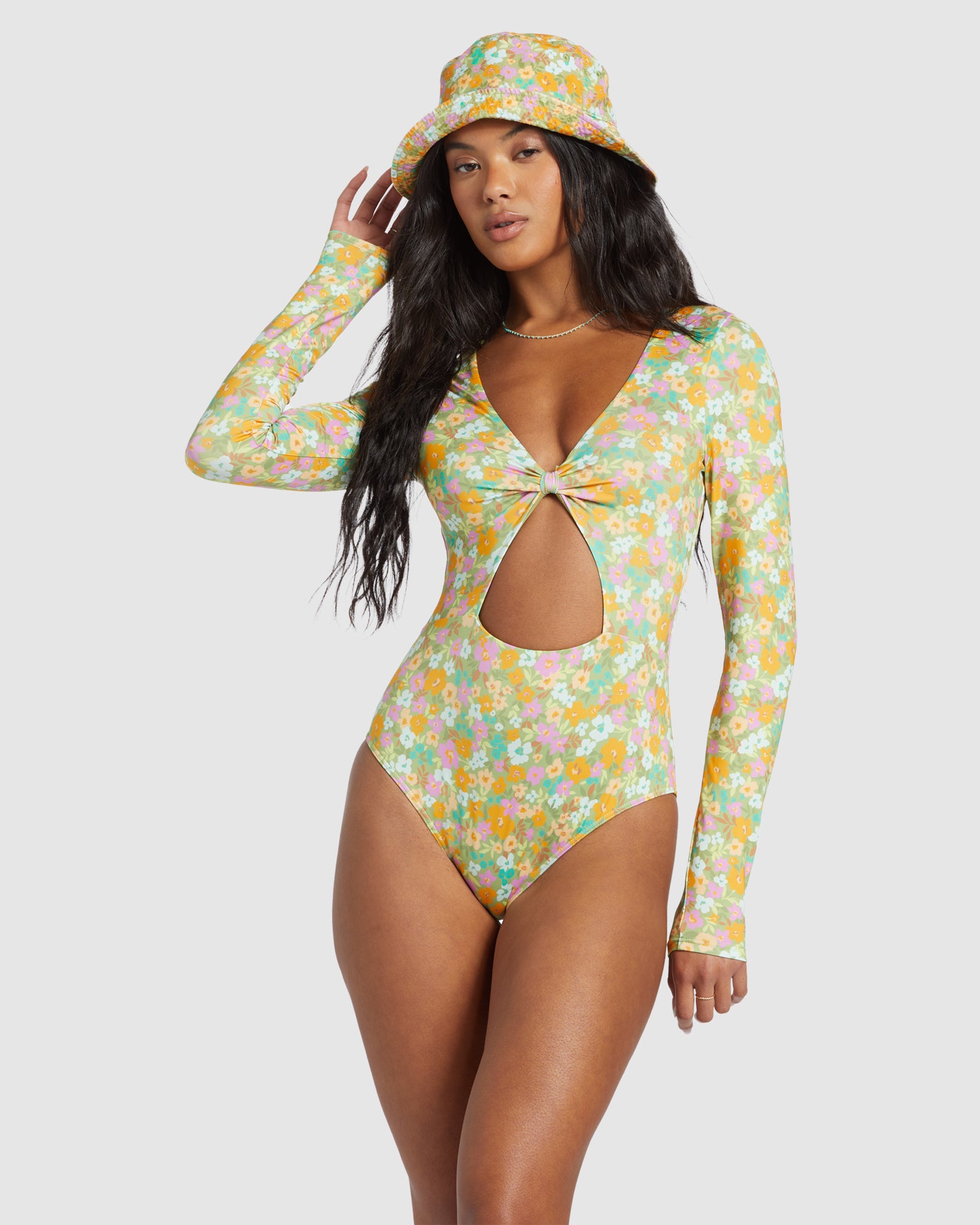 Womens On The Bright Side Bodysuit Rash Vest