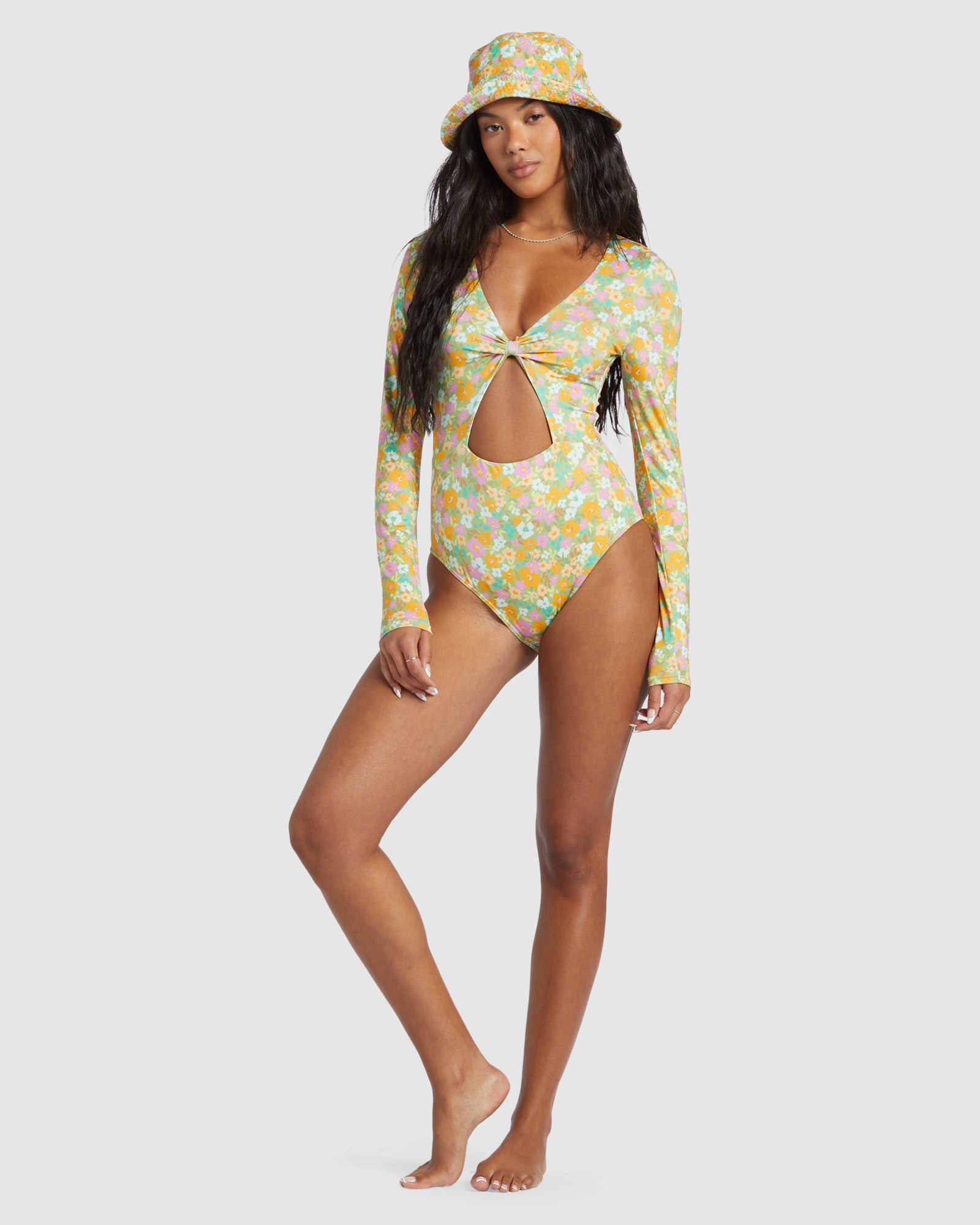 Womens On The Bright Side Bodysuit Rash Vest