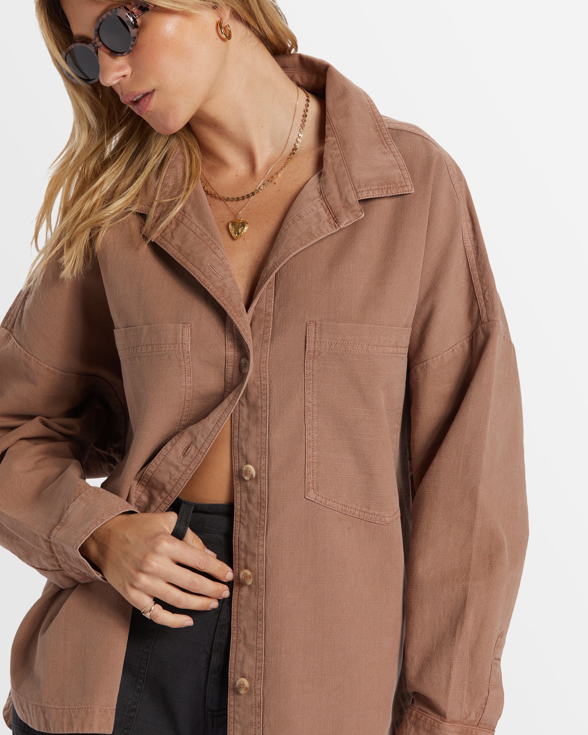 Womens Stoked On You Long Sleeve Shirt