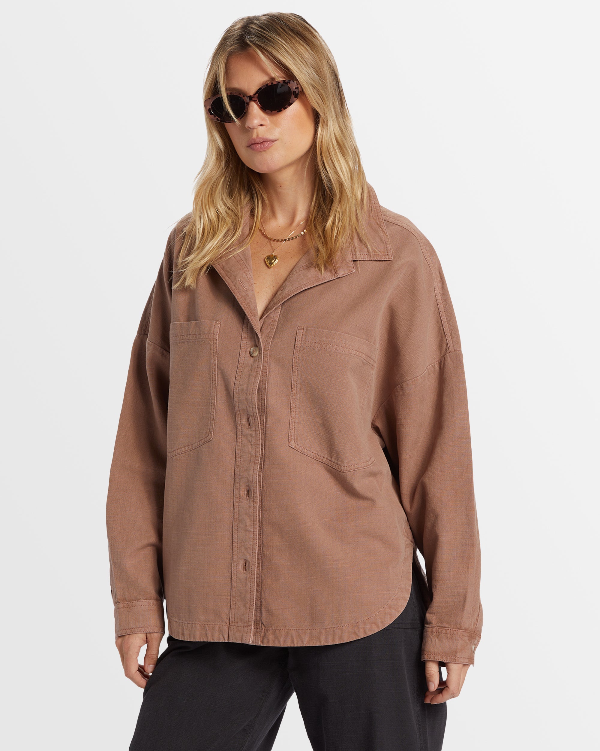 Womens Stoked On You Long Sleeve Shirt