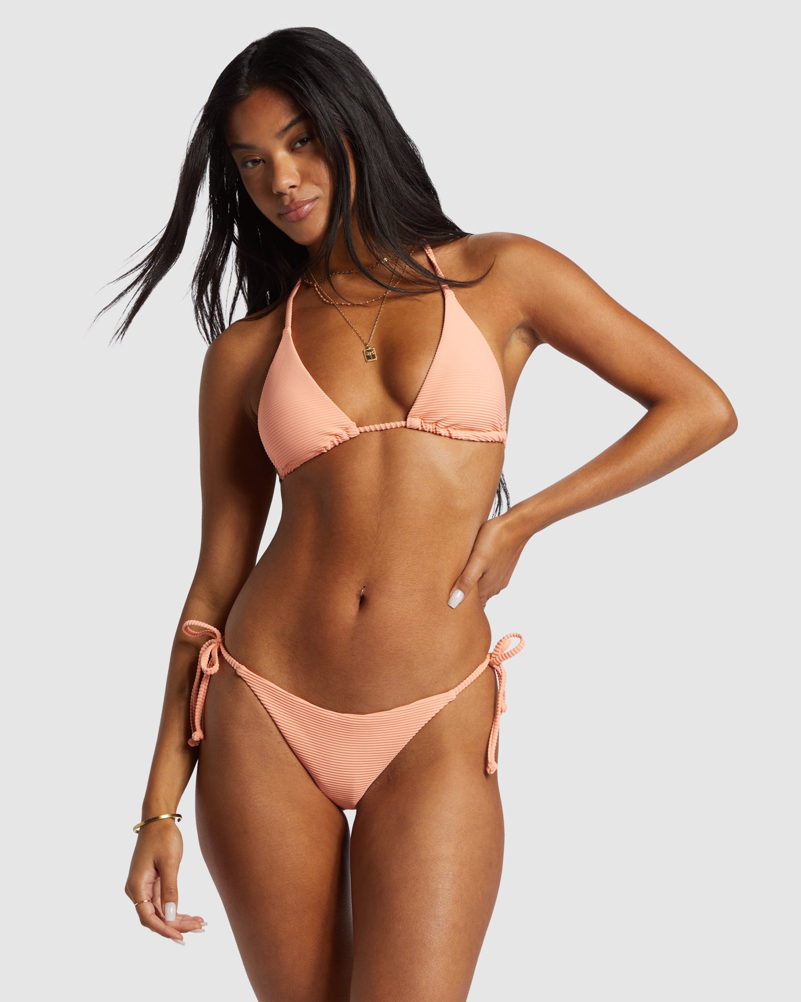 Womens Tanlines Multi Triangle Bikini Top