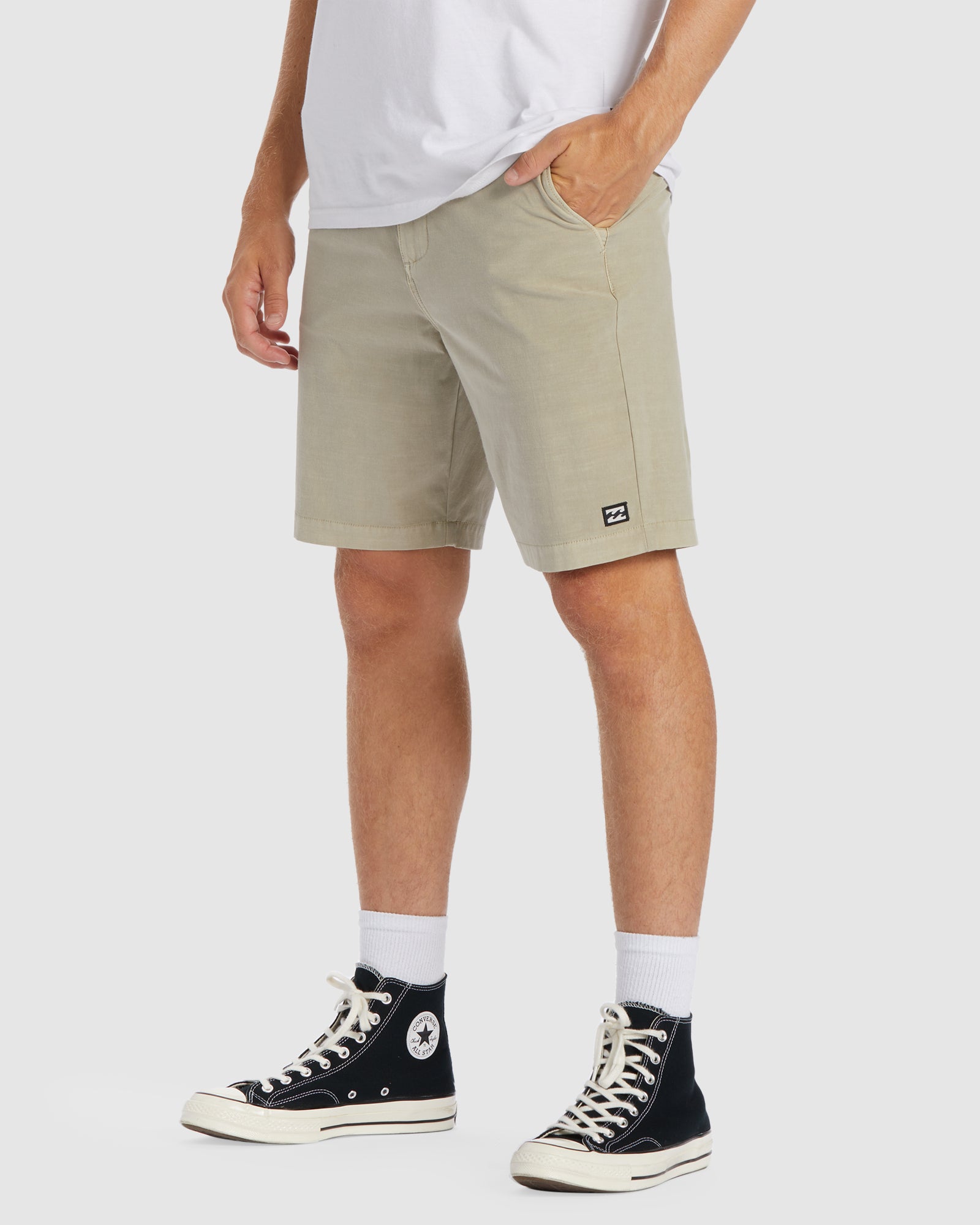 Mens Crossfire Wave Washed 18" Hybrid Shorts
