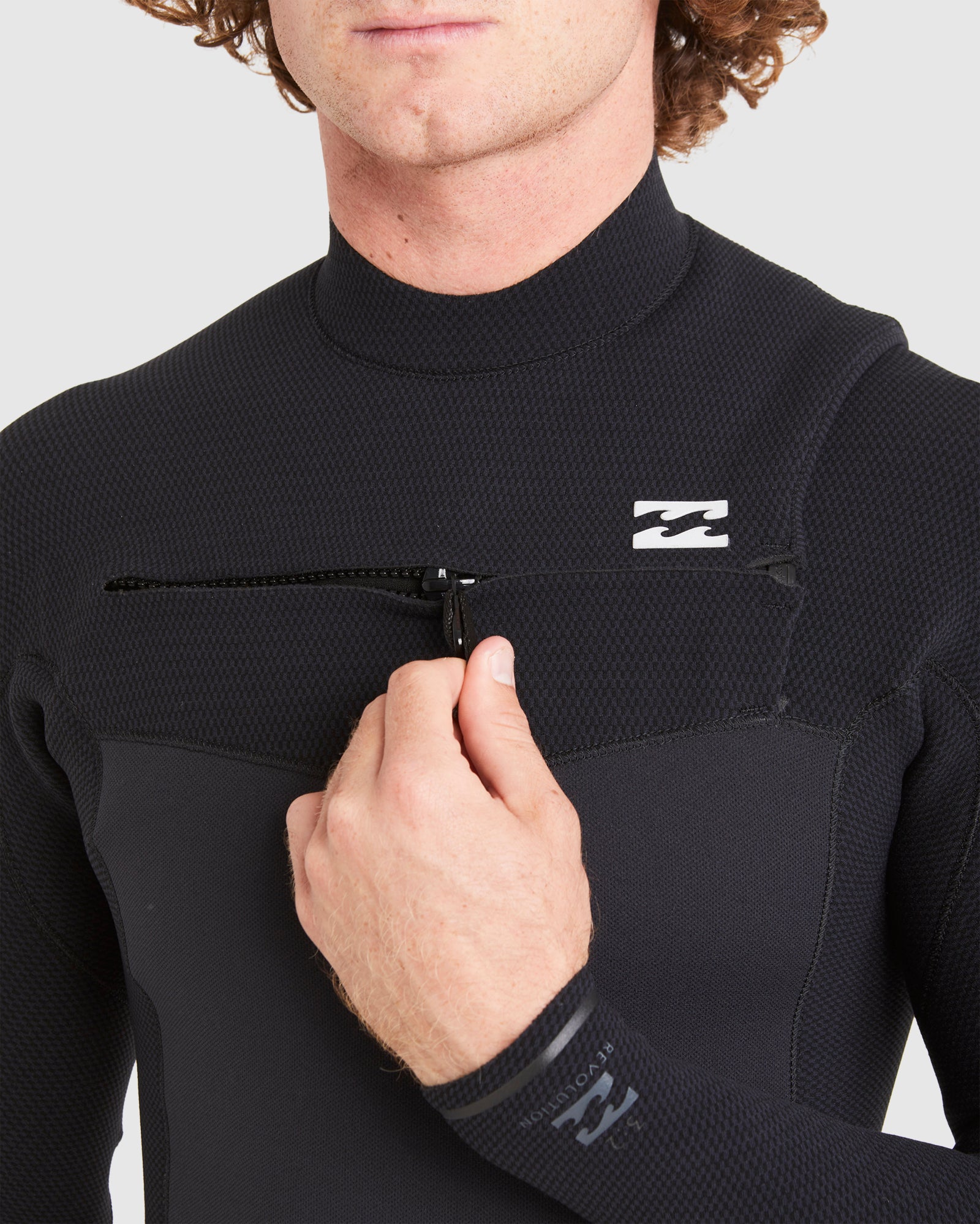 Mens 3/2mm Revolution Chest Zip Steamer Wetsuit