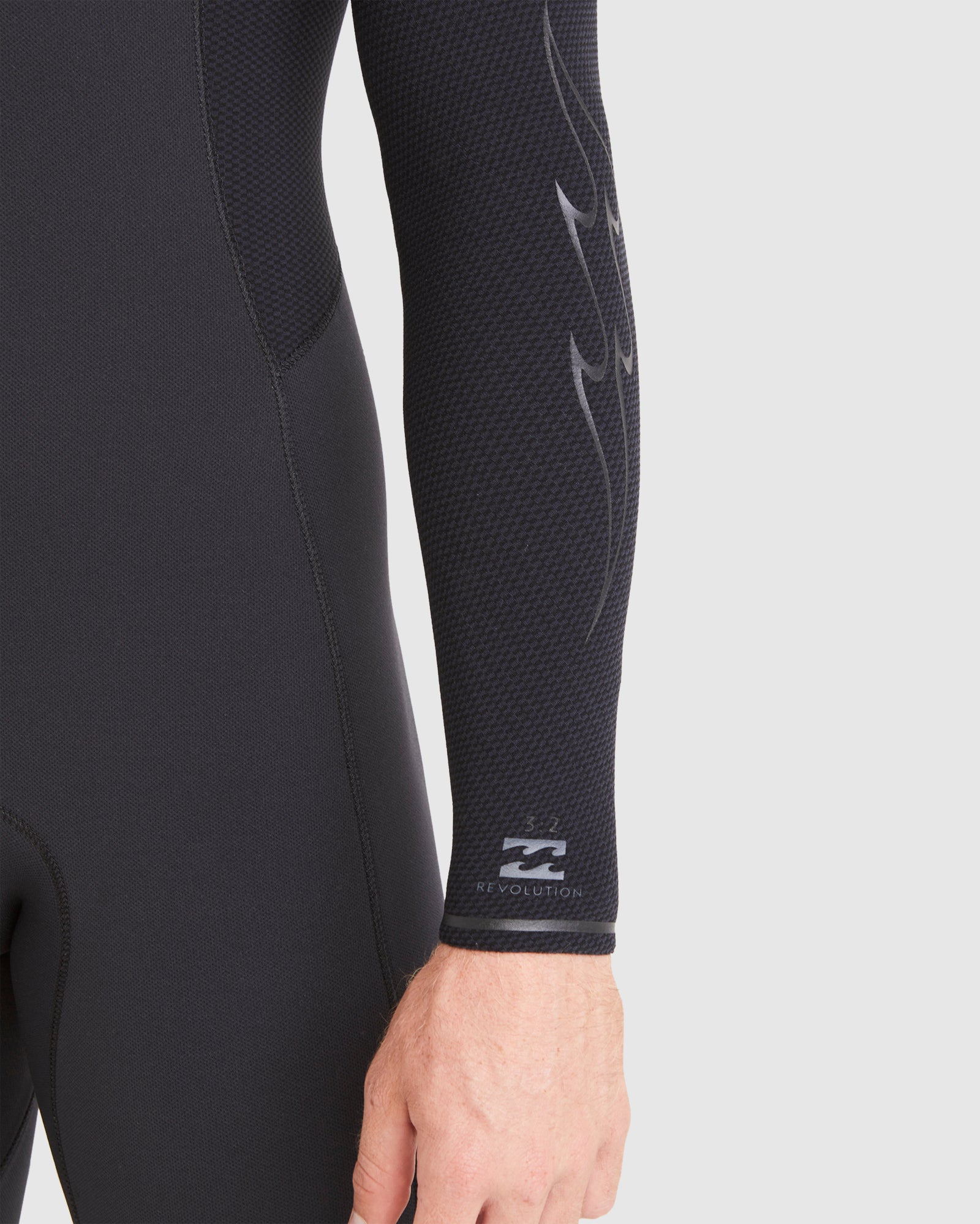 Mens 3/2mm Revolution Chest Zip Steamer Wetsuit