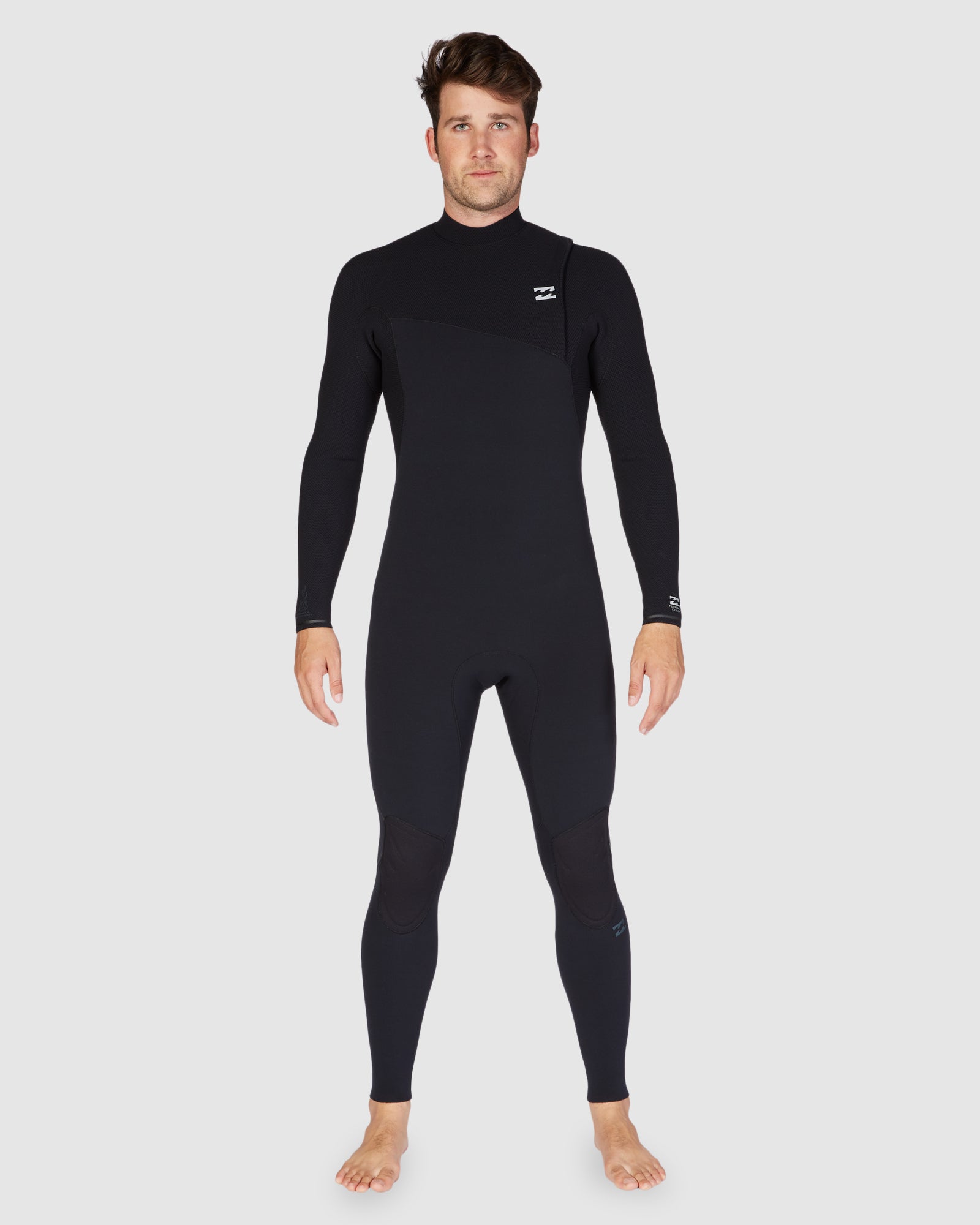 Mens 4/3mm Furnace Comp Chest Zip Steamer Wetsuit