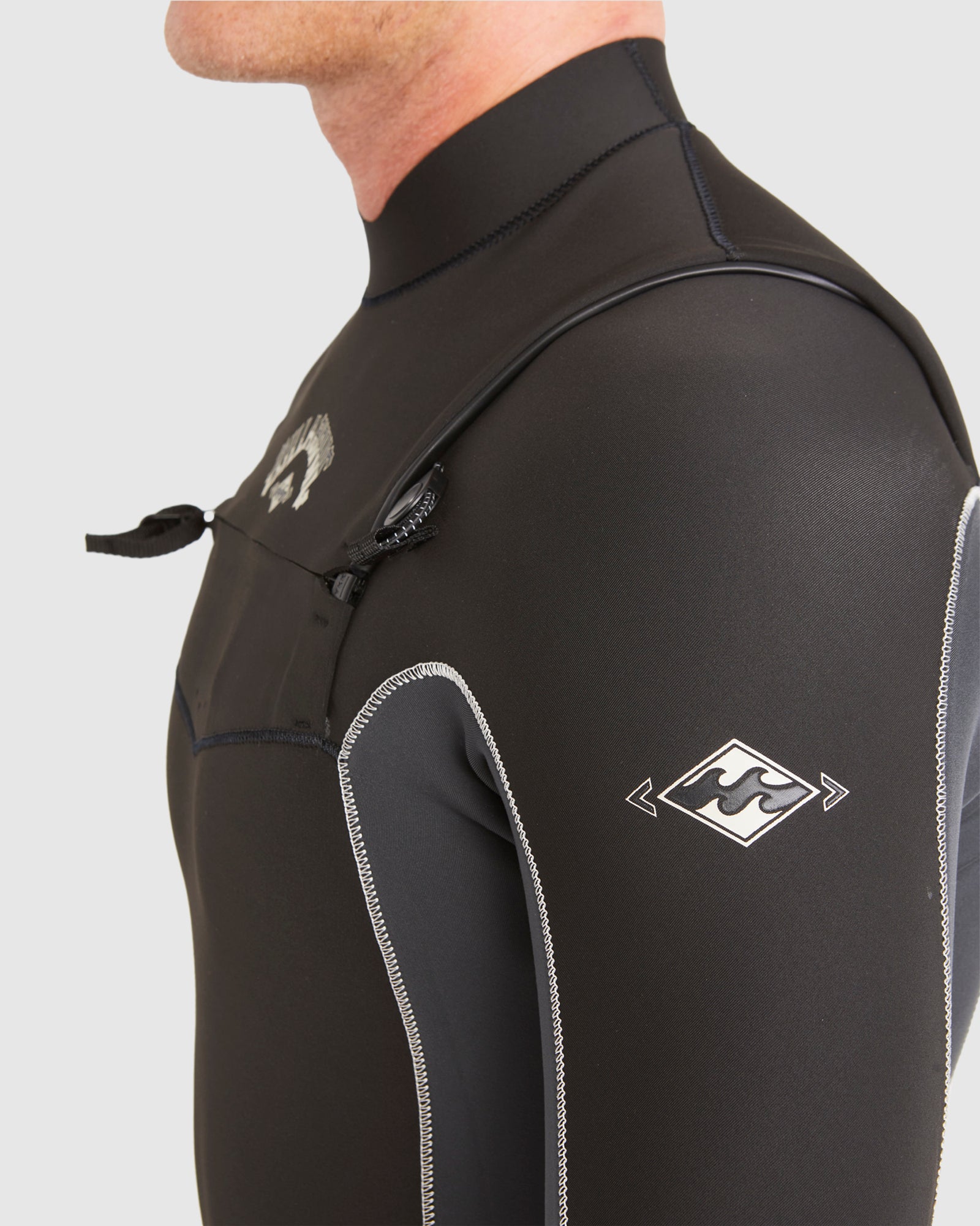Mens 3/2mm Absolute Chest Zip Steamer Wetsuit