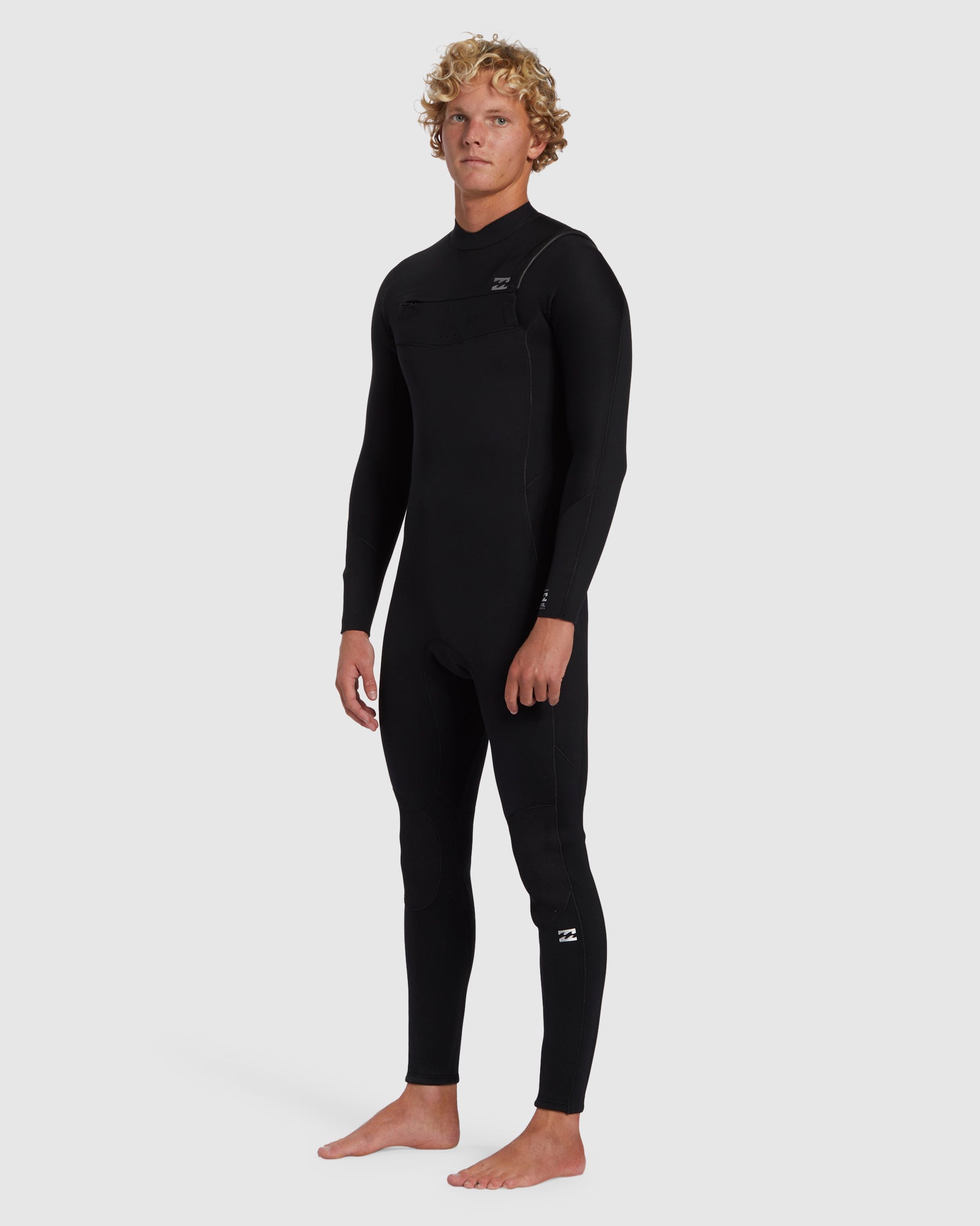 Mens 3/2 Foil Chest Zip Wetsuit