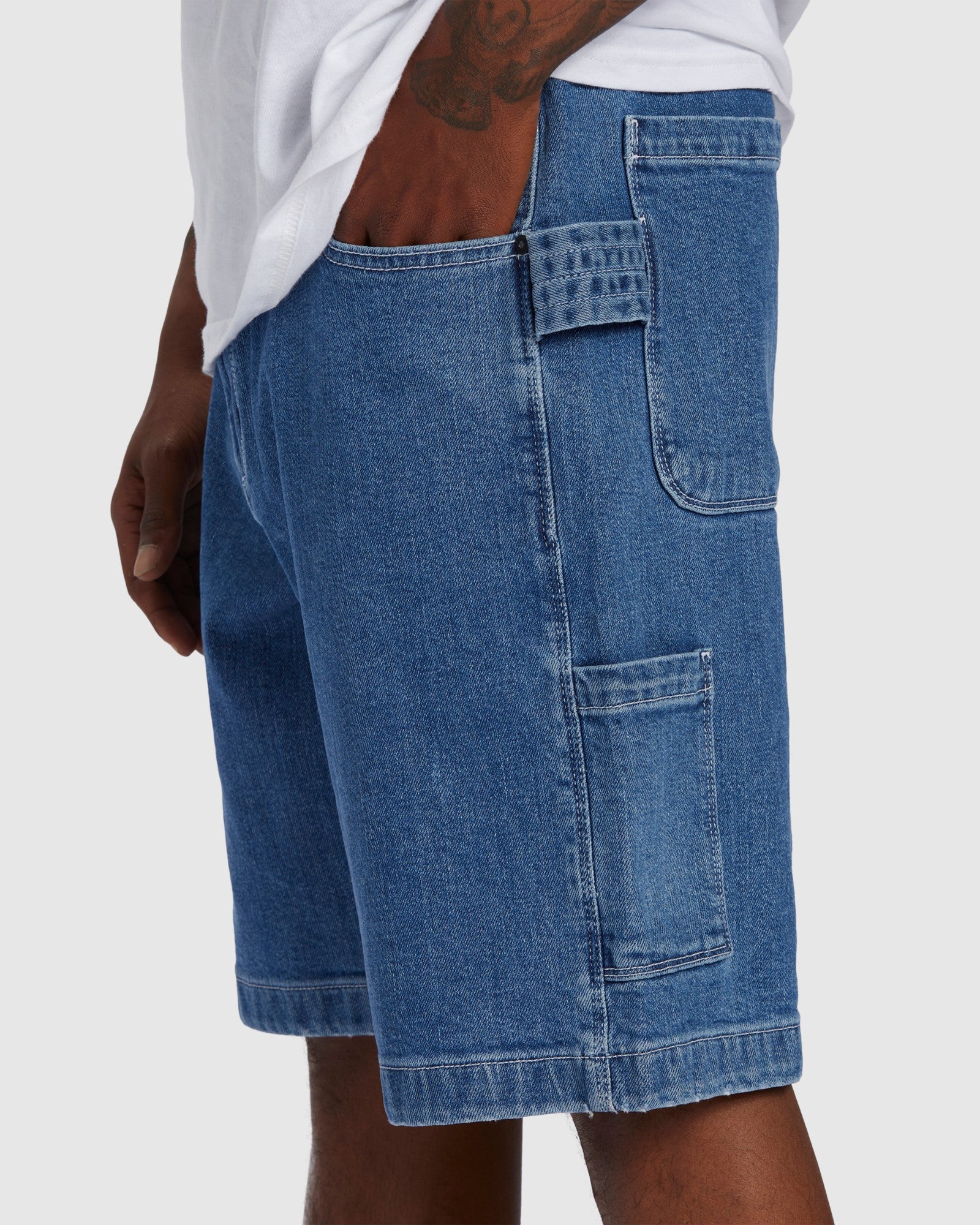 Mens Bad Dog Workwear 21" Shorts