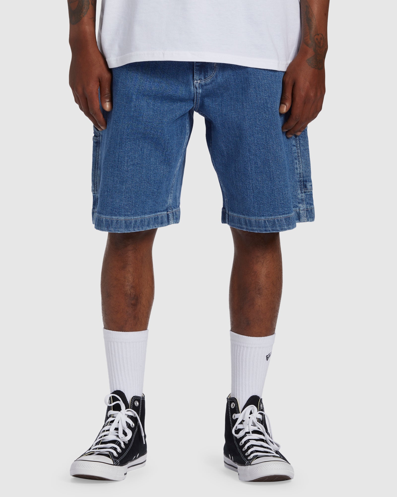 Mens Bad Dog Workwear 21" Shorts