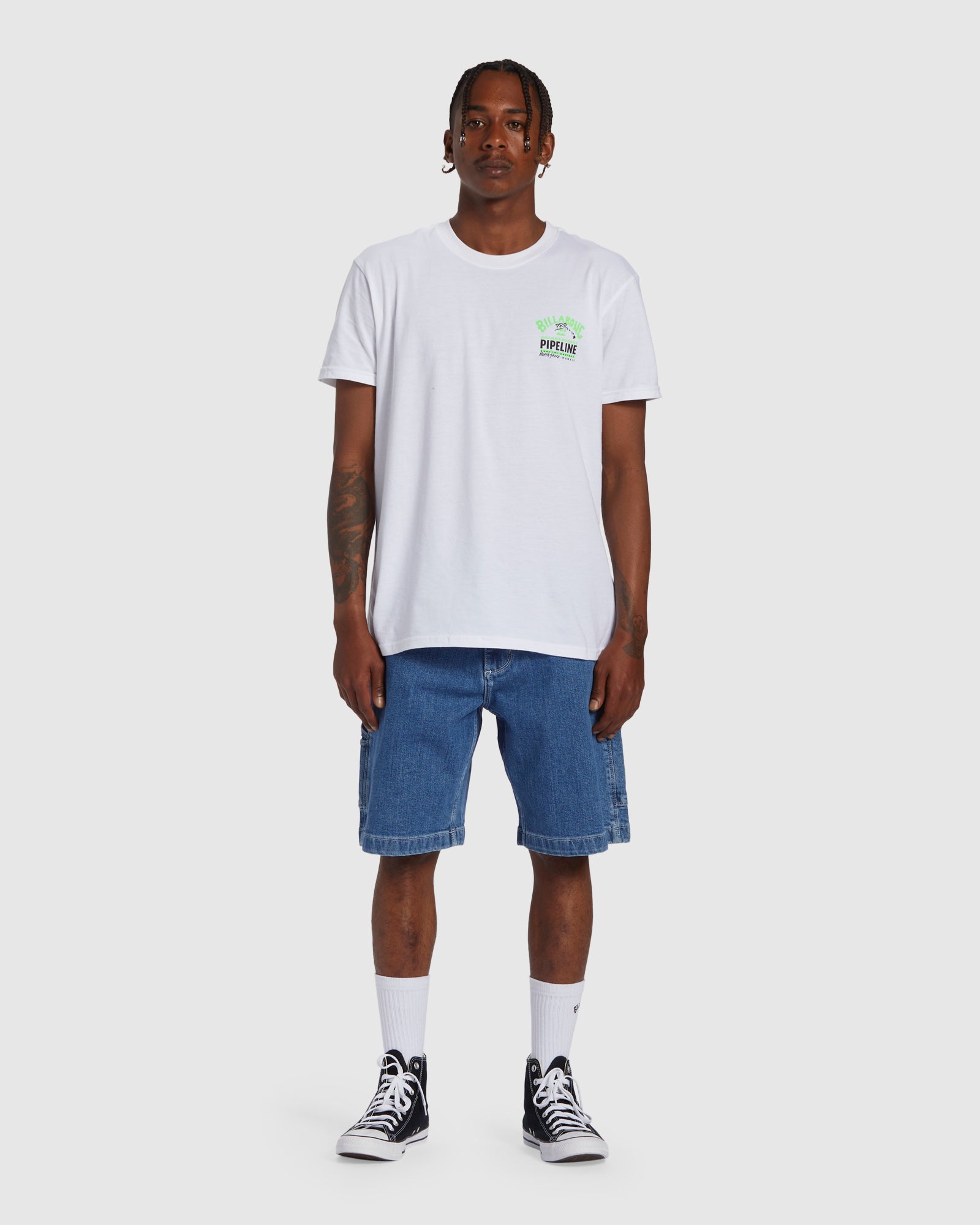 Mens Bad Dog Workwear 21" Shorts