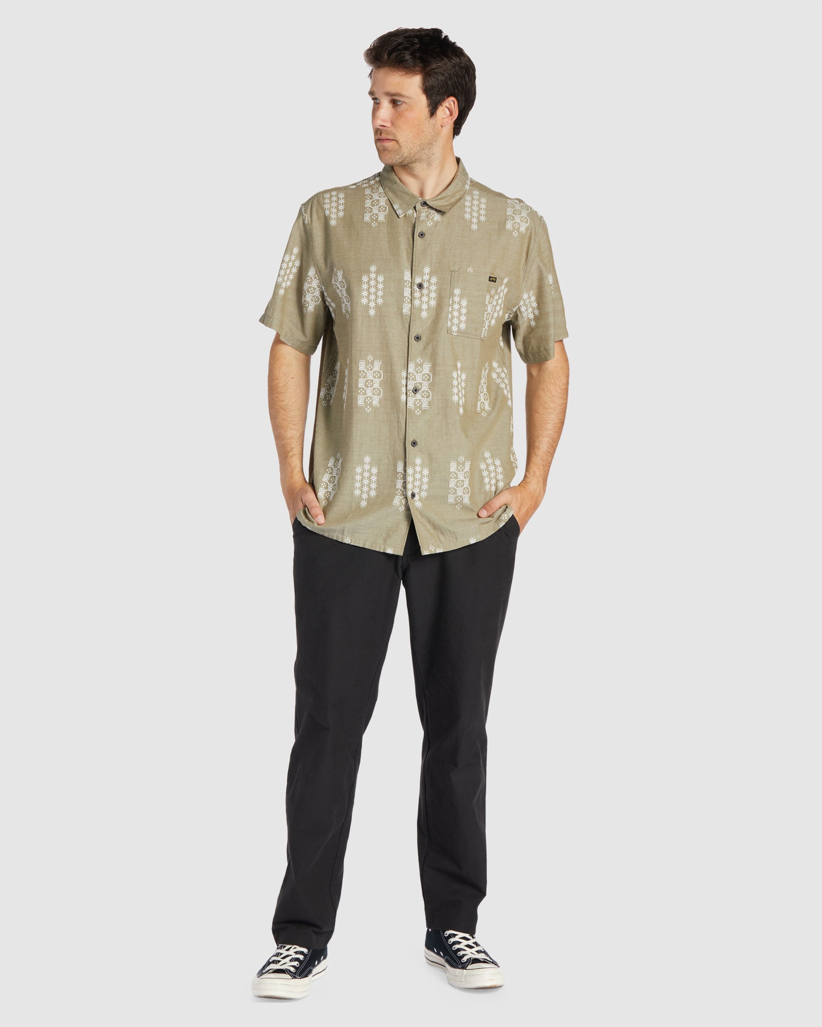Mens Sundays Jacquard Shirt