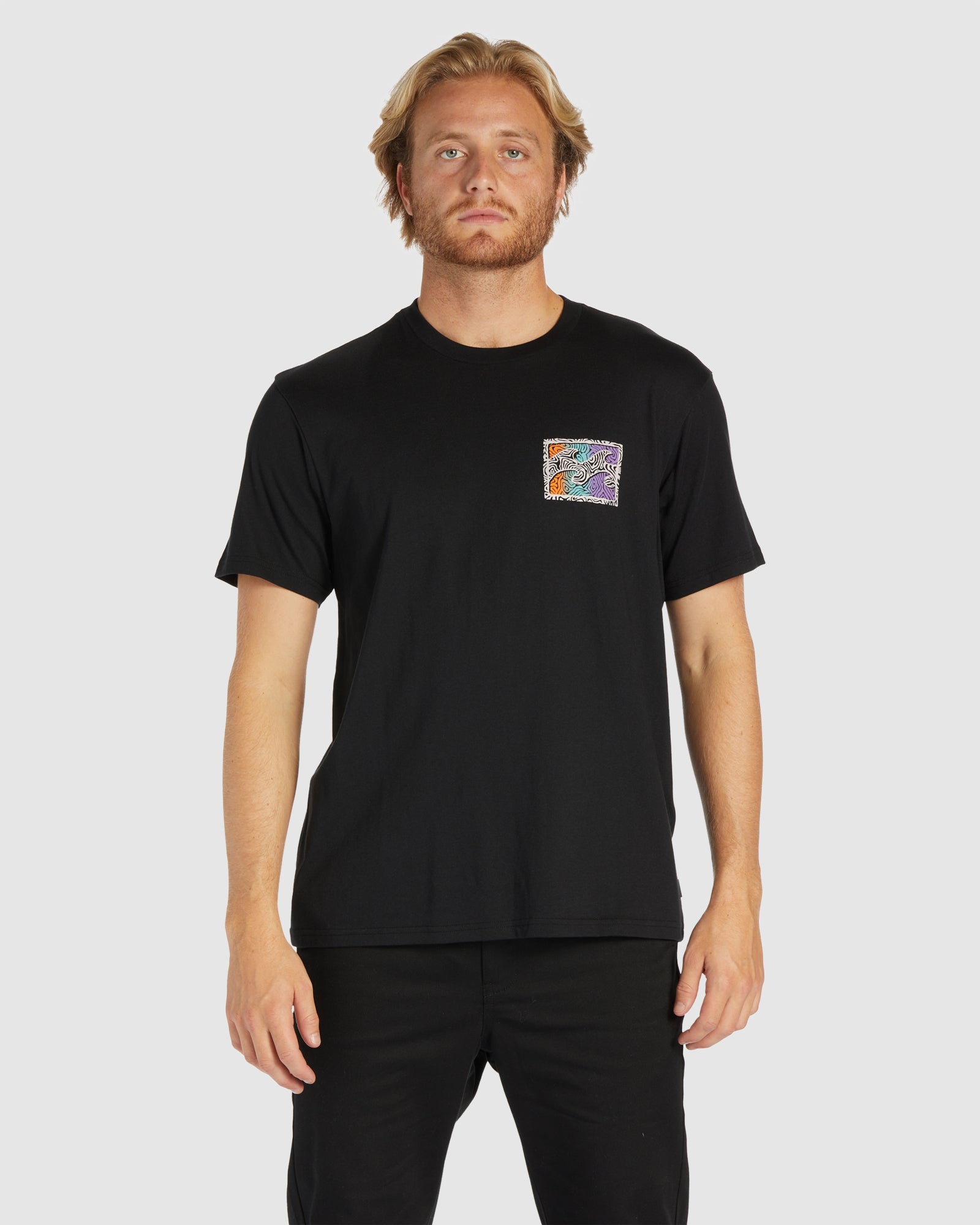 Mens Crayon Wave T-Shirt