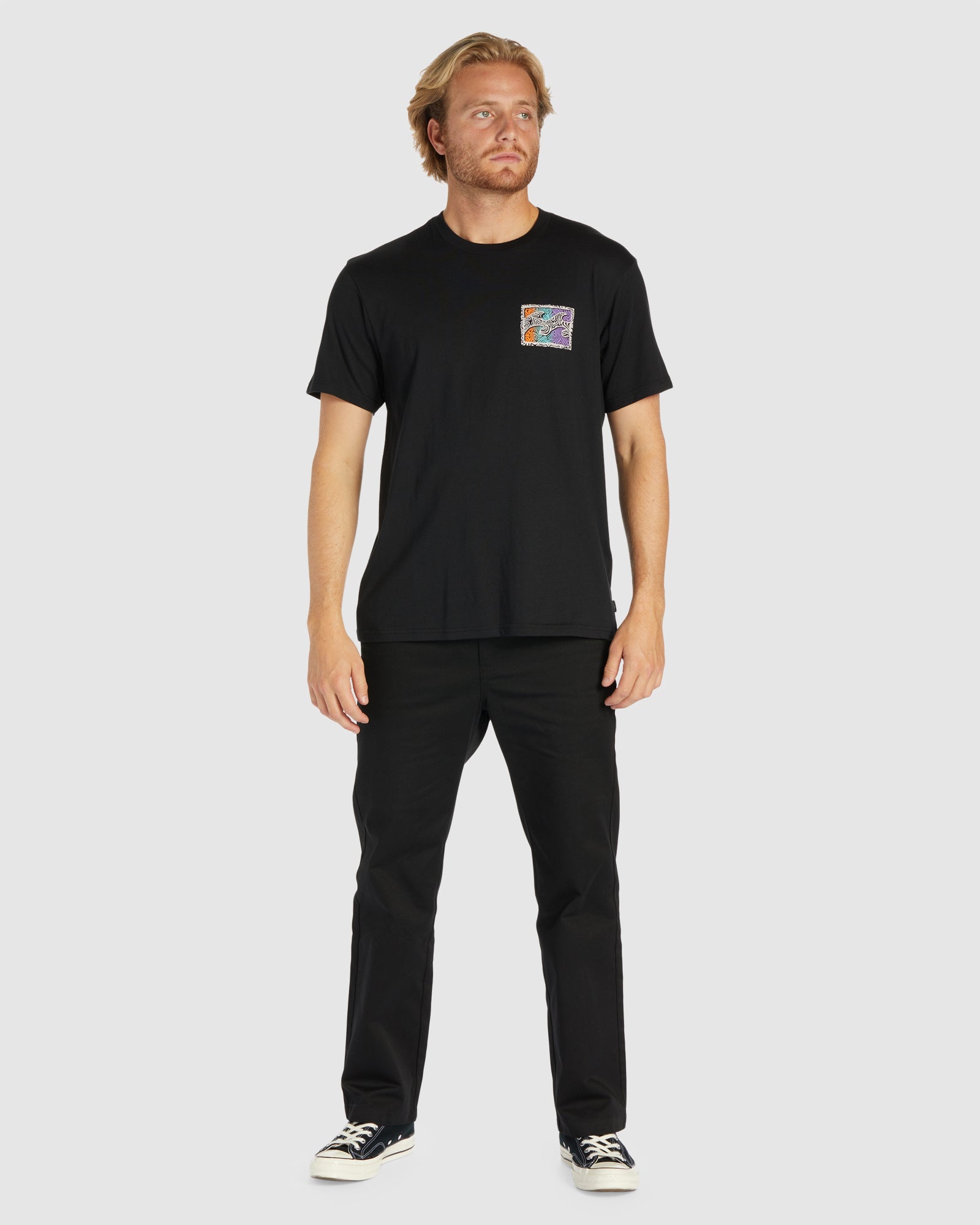 Mens Crayon Wave T-Shirt