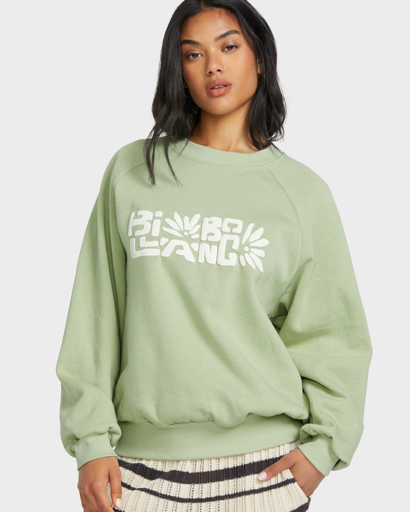 Womens The Waves Crew Neck