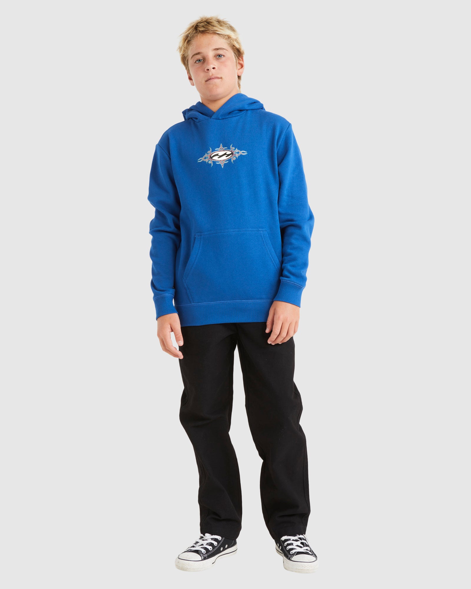 Boys 8-16 Tribal Wave Pullover Hoodie