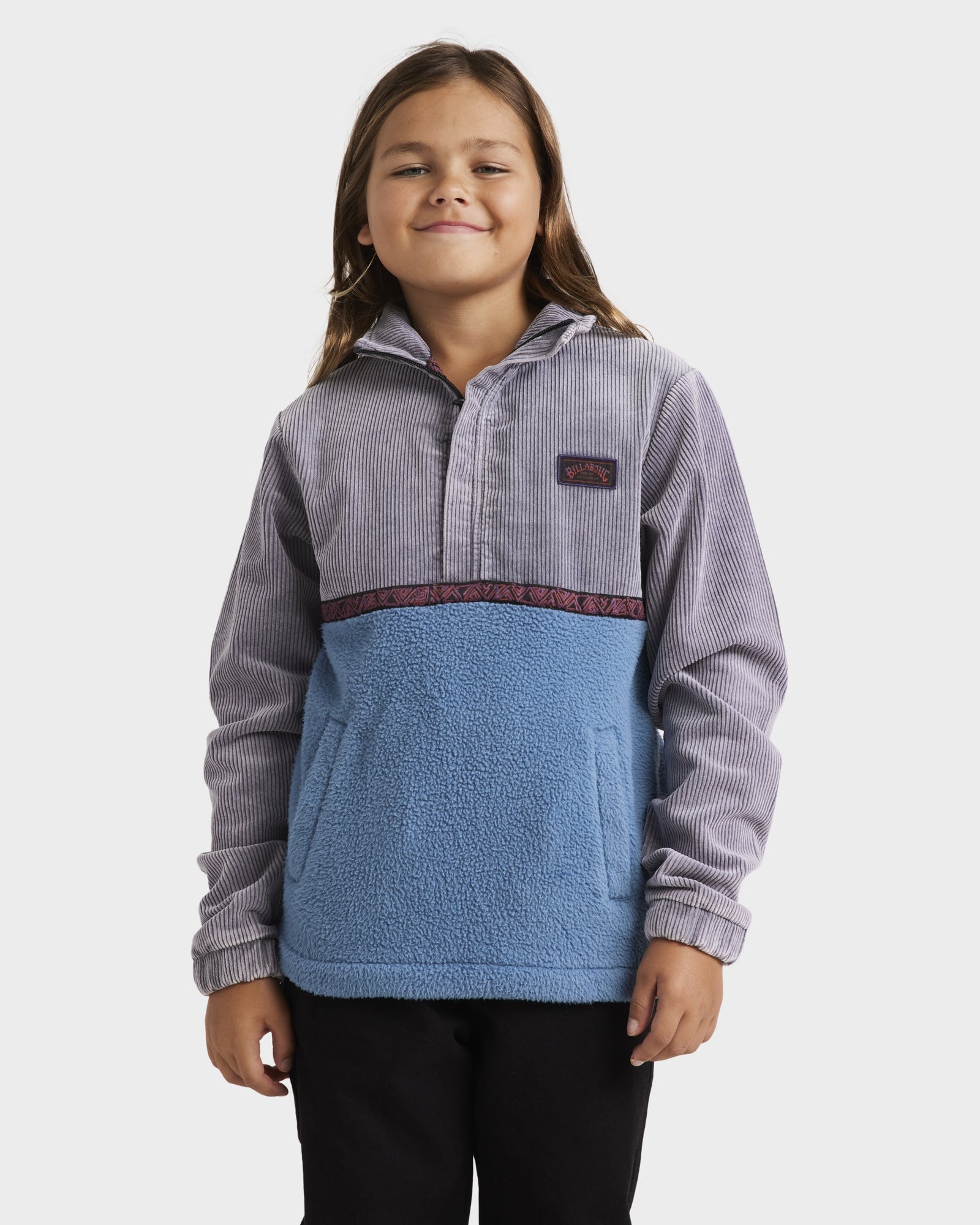 Boys 8-16 Space Lobster Half Zip Fleece Pullover