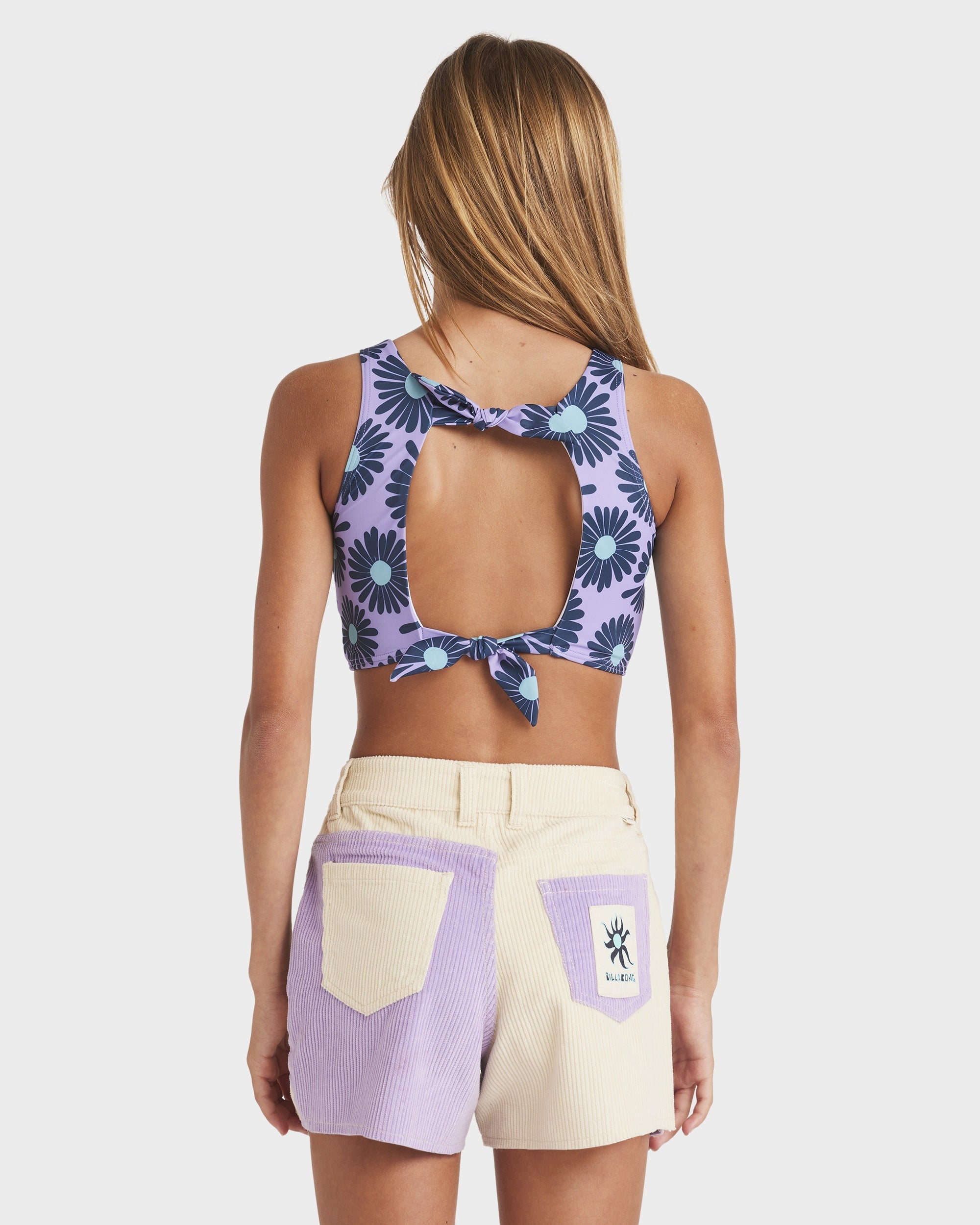 Girls 6-14 Mixing Vines Denim Shorts