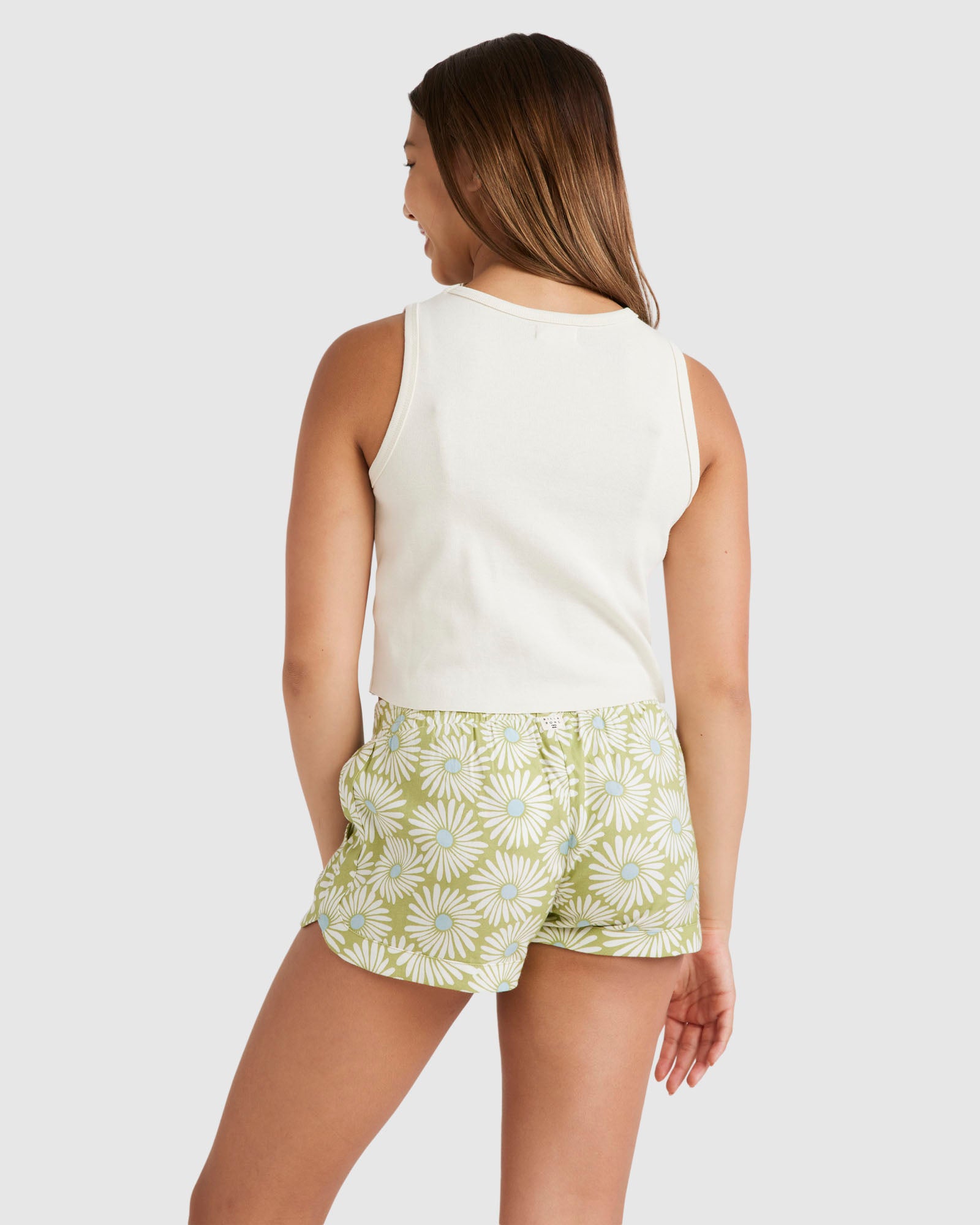 Girls 6-14 Mad For You Elastic Waist Shorts