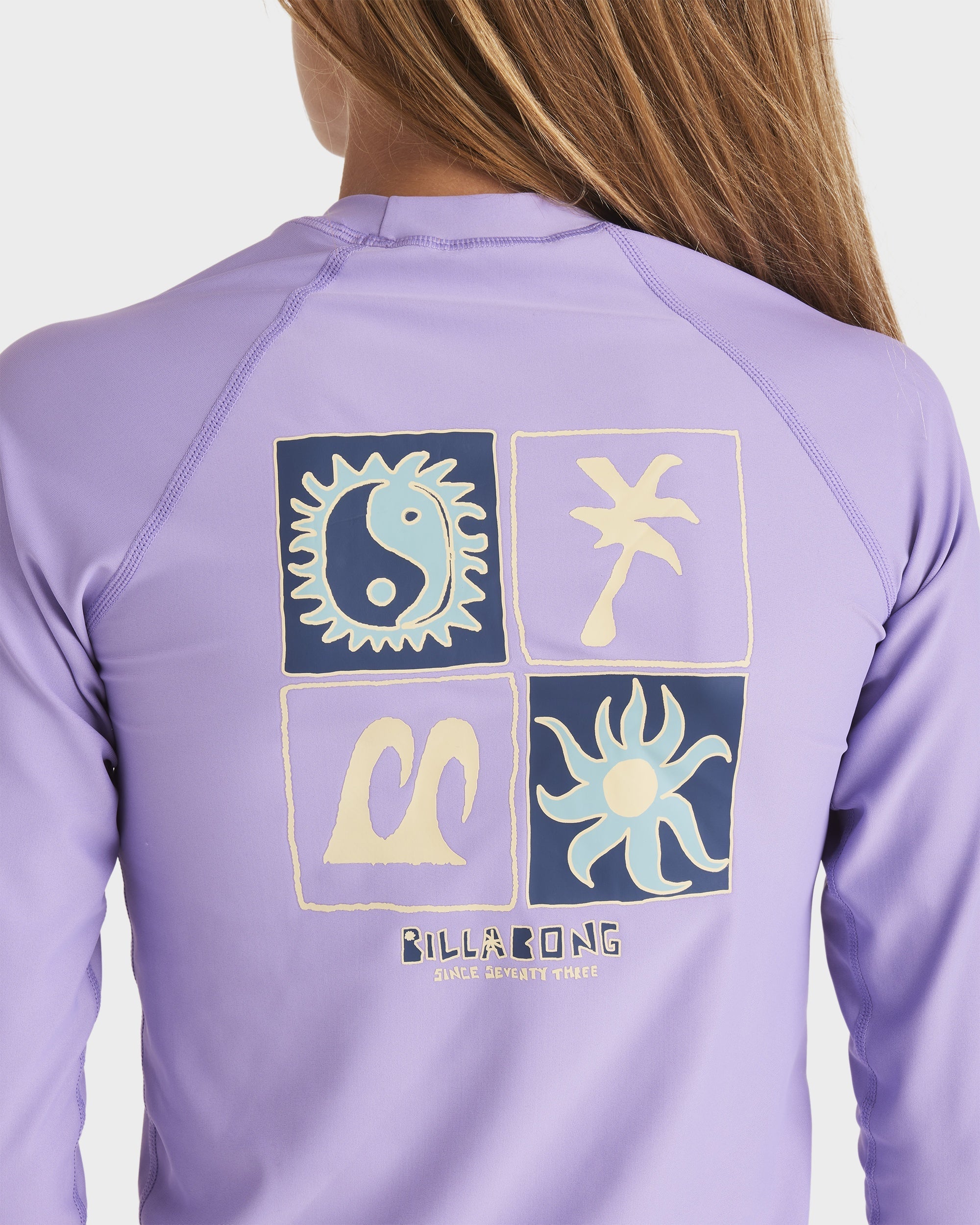 Girls 6-16 Heat Wave Long Sleeve Rash Vest