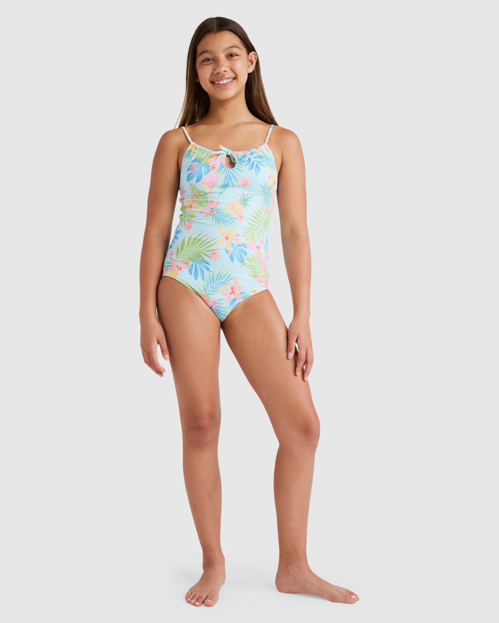 Girls 6-14 In Da Jungle One Piece Swimsuit