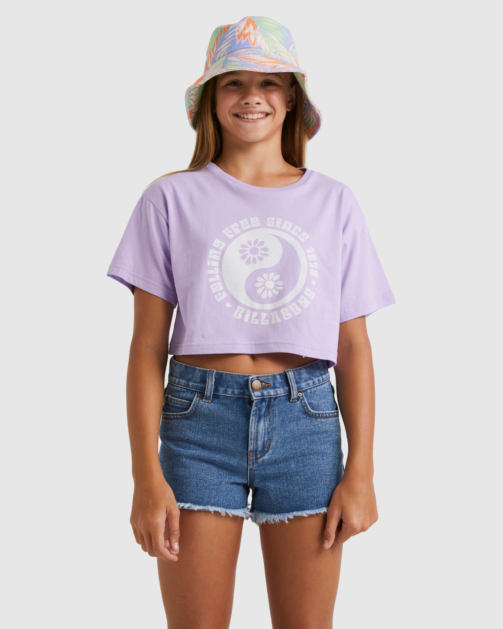 Girls 6-12 Feeling Free True Boy Crop T-Shirt