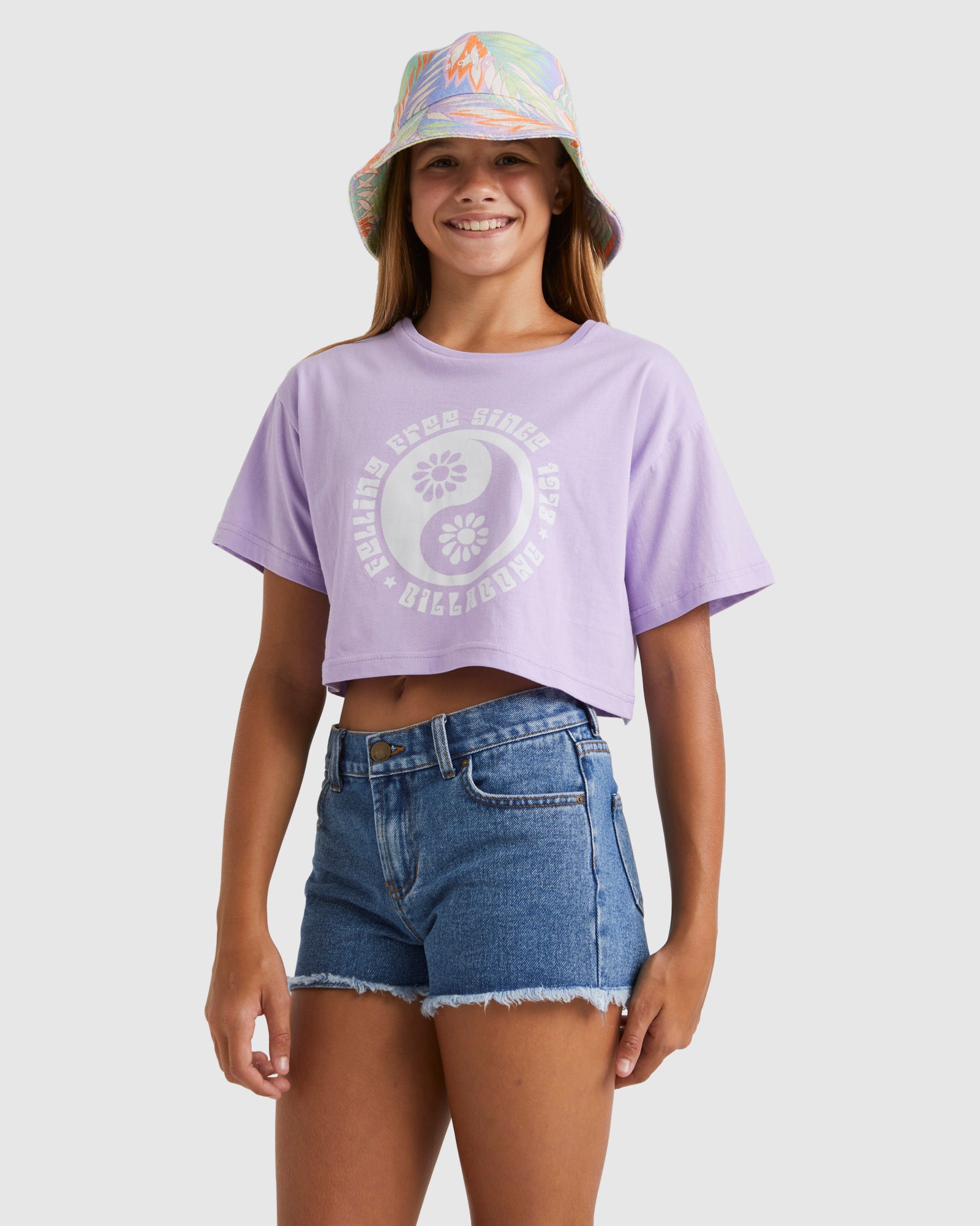 Girls 6-12 Feeling Free True Boy Crop T-Shirt