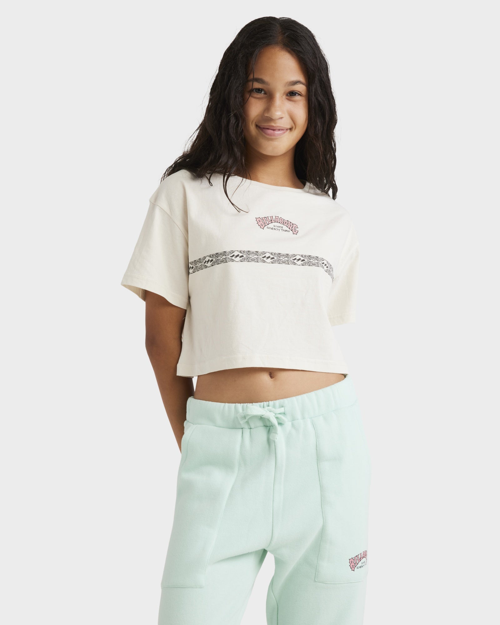 Girls 6-14 Wave Of The Day Crop Top