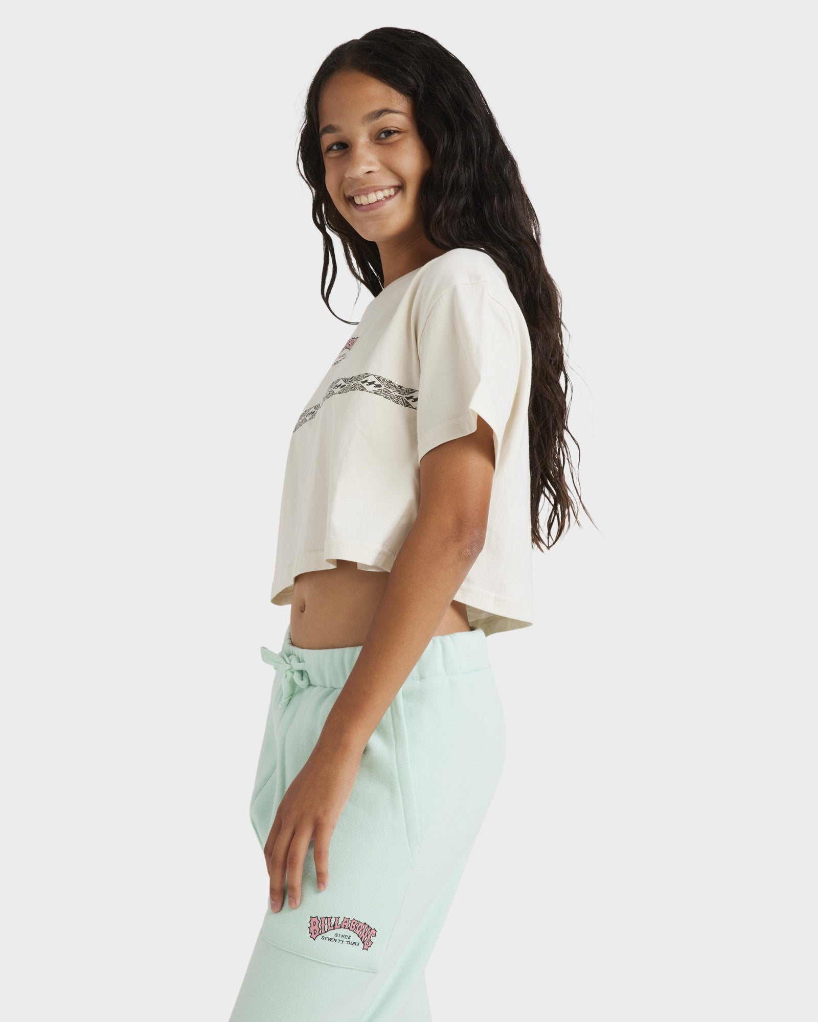 Girls 6-14 Wave Of The Day Crop Top