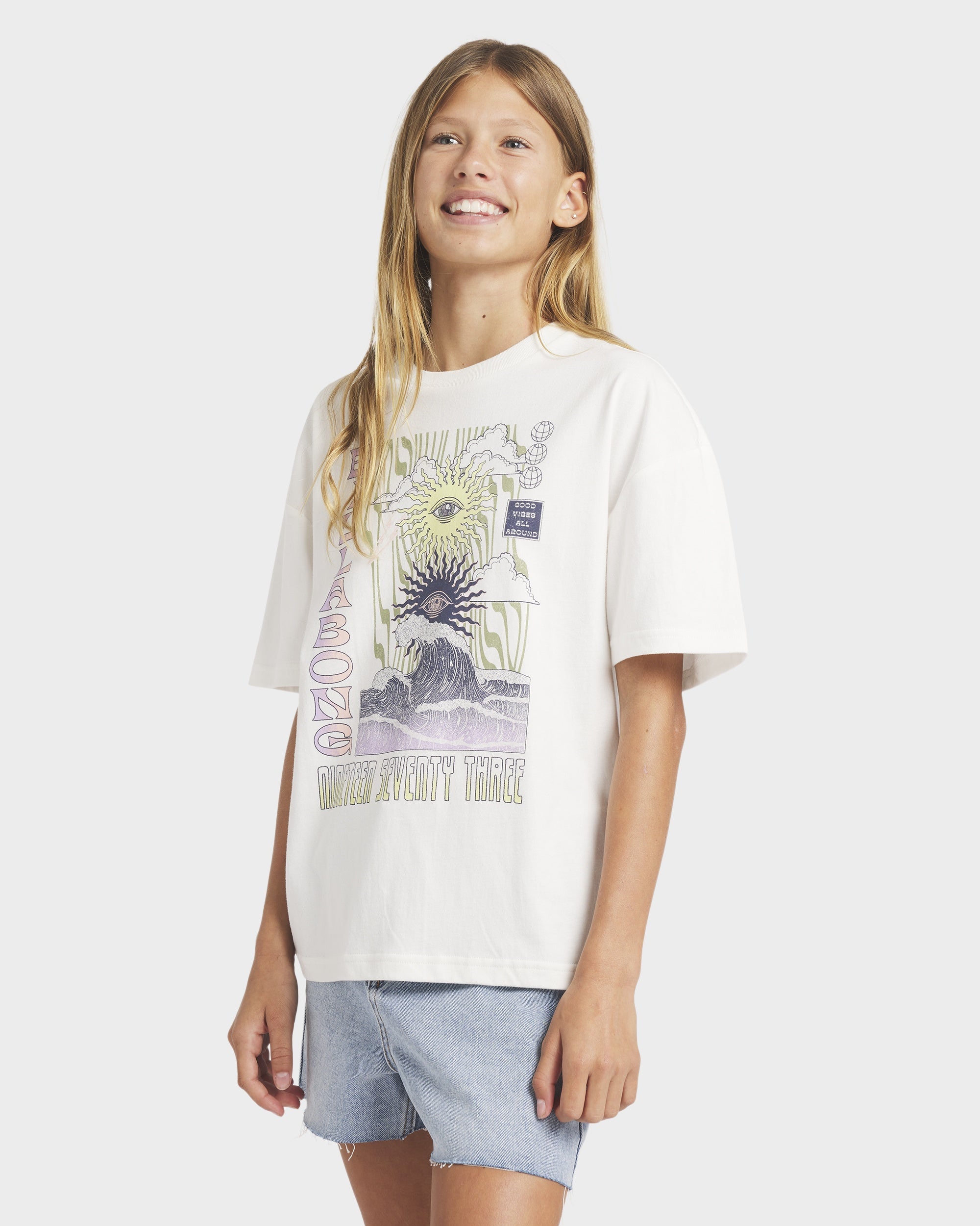 Girls 6-16 Swell Trip Jnr T-Shirt