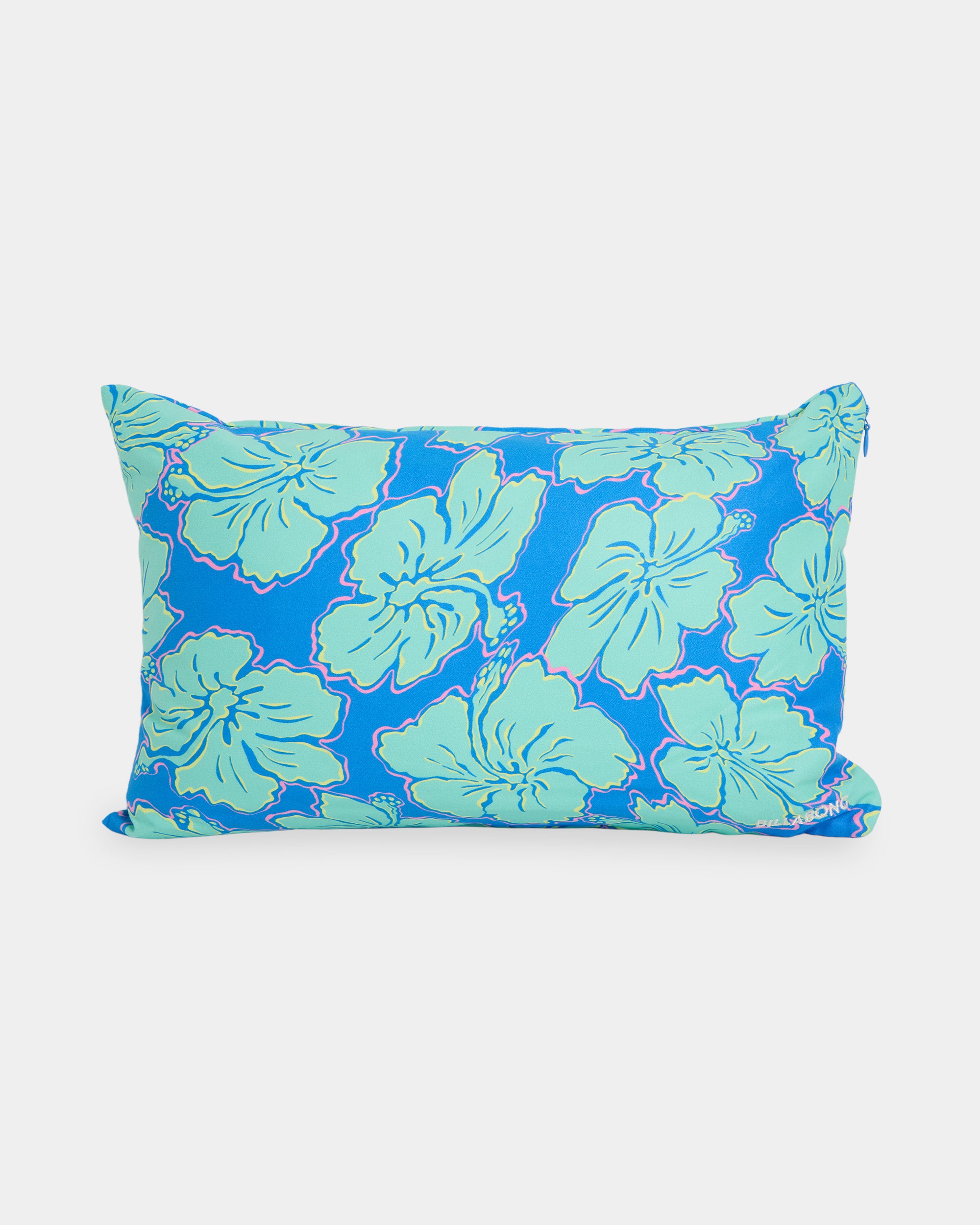 Womens Happy Hibiscus Beach Pillow