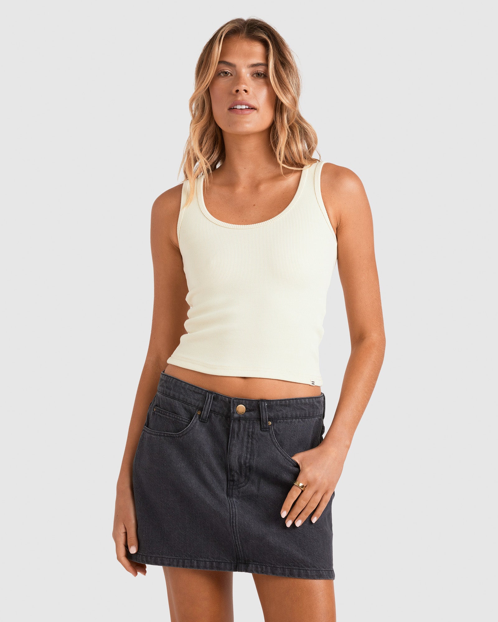 Womens Frankie Denim Mini Skirt