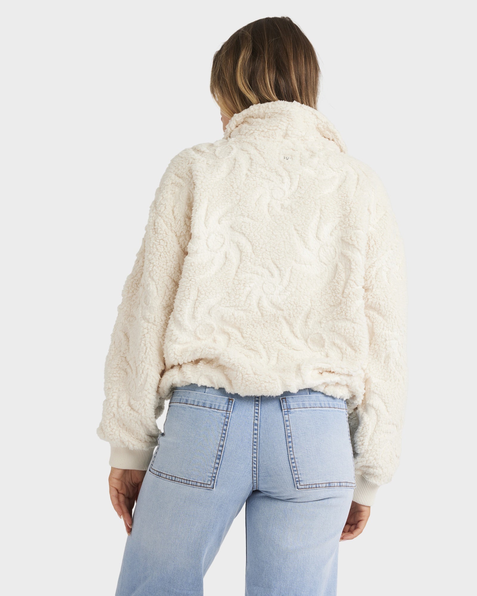 Womens Sun Trippin Half Zip Fleece Pullover