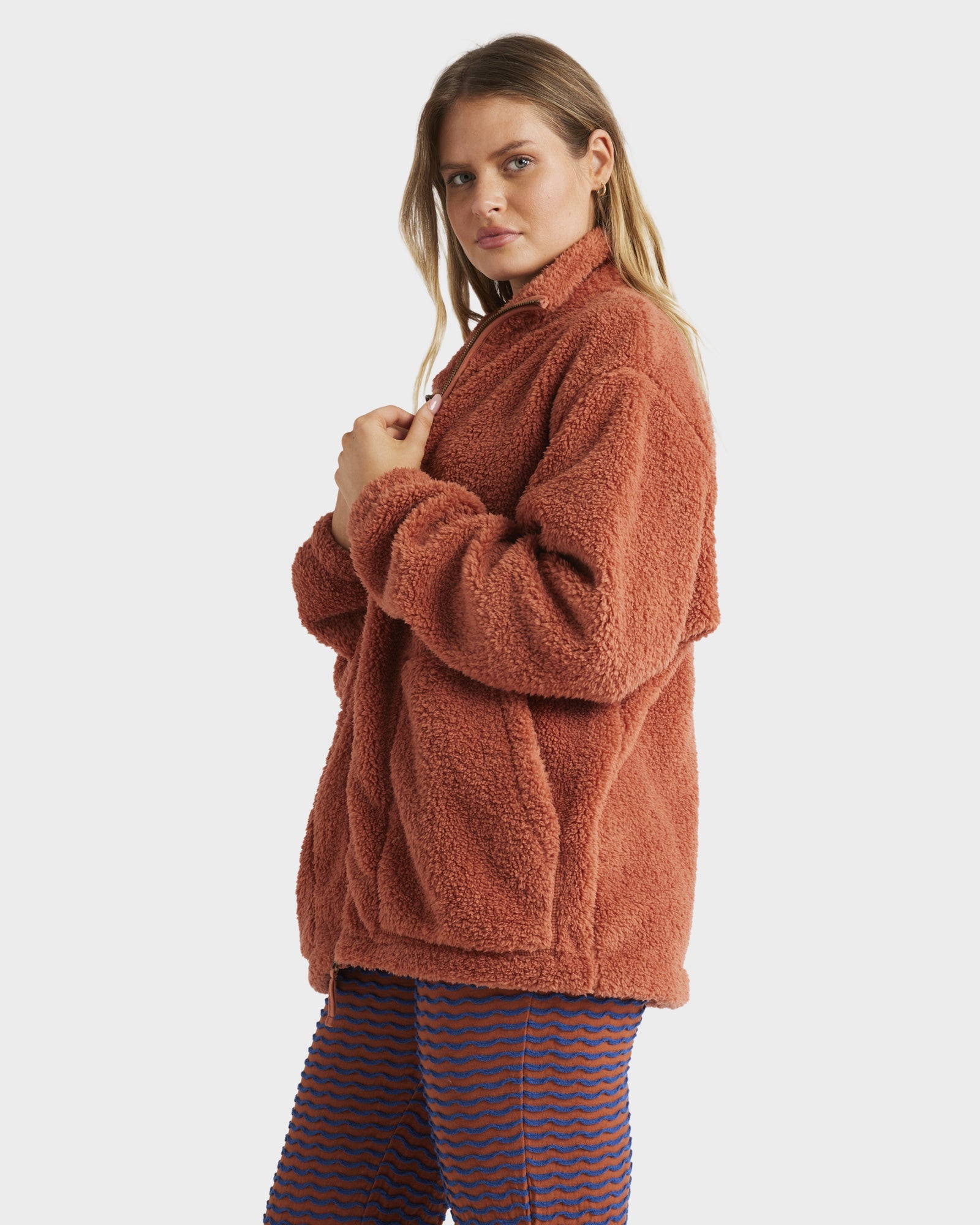 Womens Bring The Sun Fleece Jacket