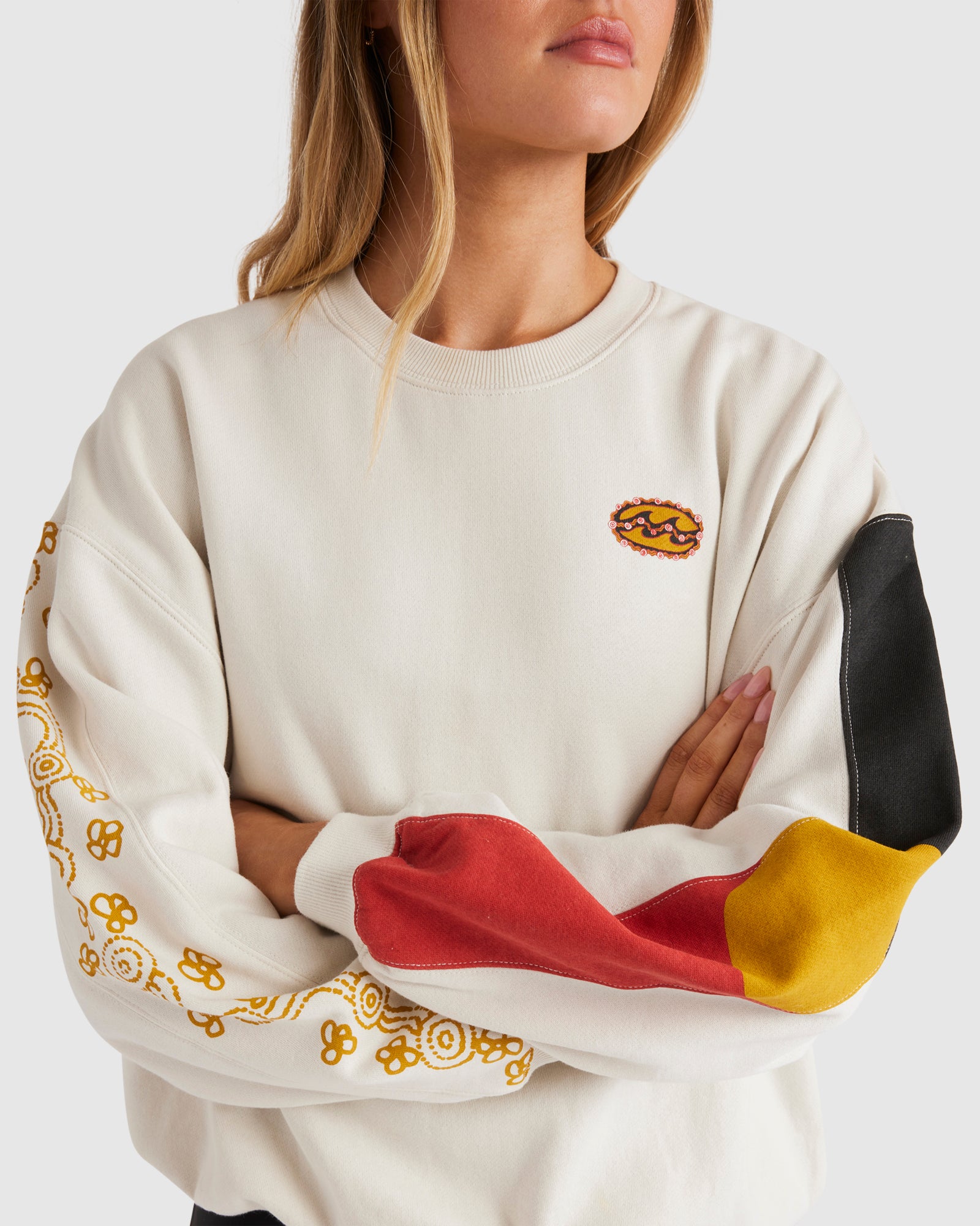 Womens Otis Sand Dune Kendall Crew Neck