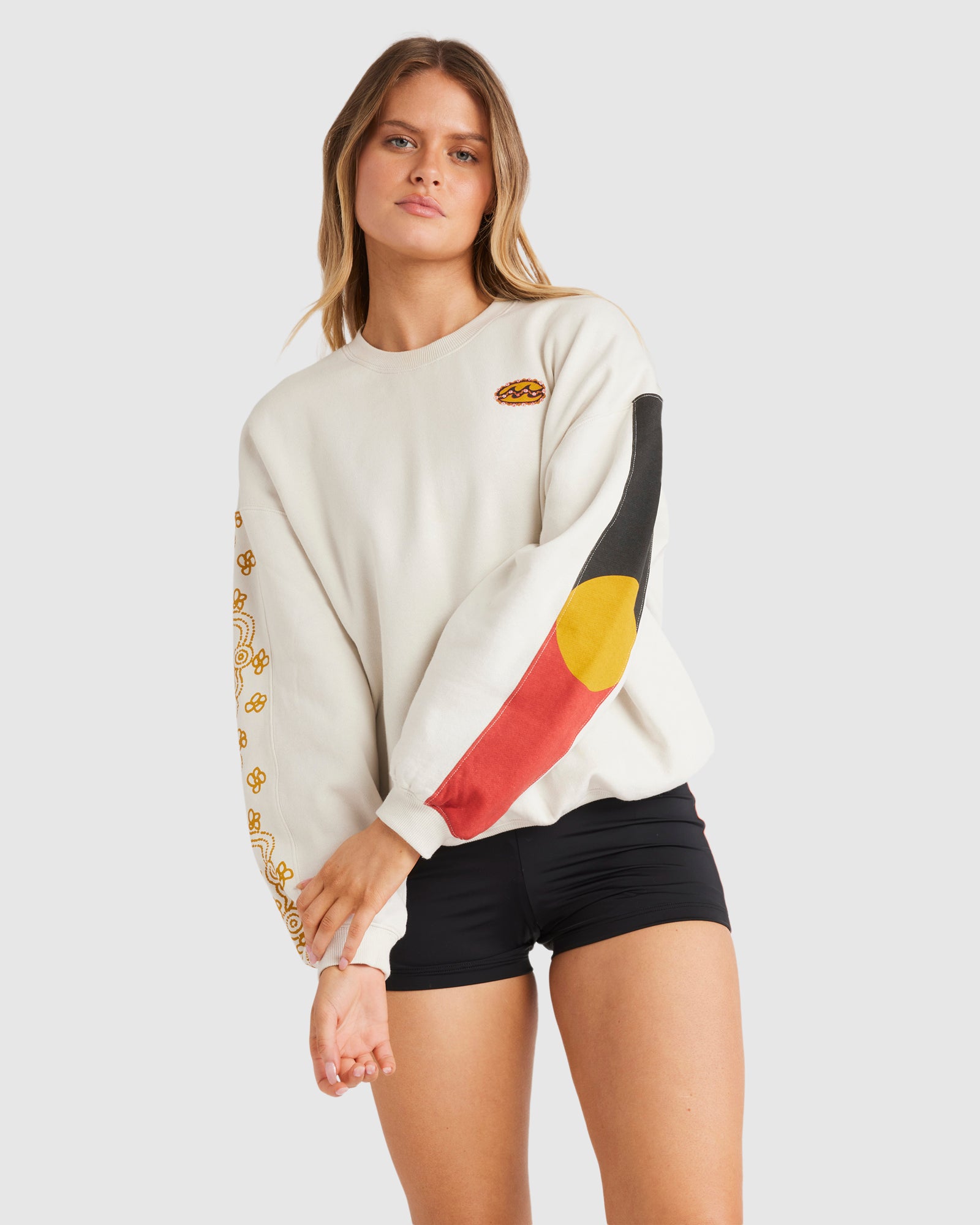 Womens Otis Sand Dune Kendall Crew Neck