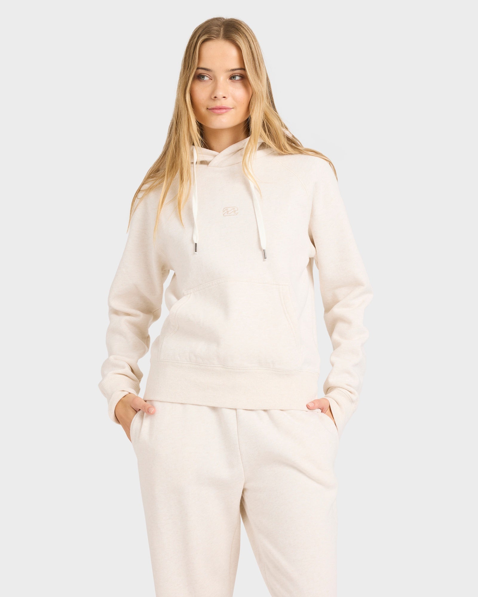 Womens Wave Essentials Pullover Hoodie