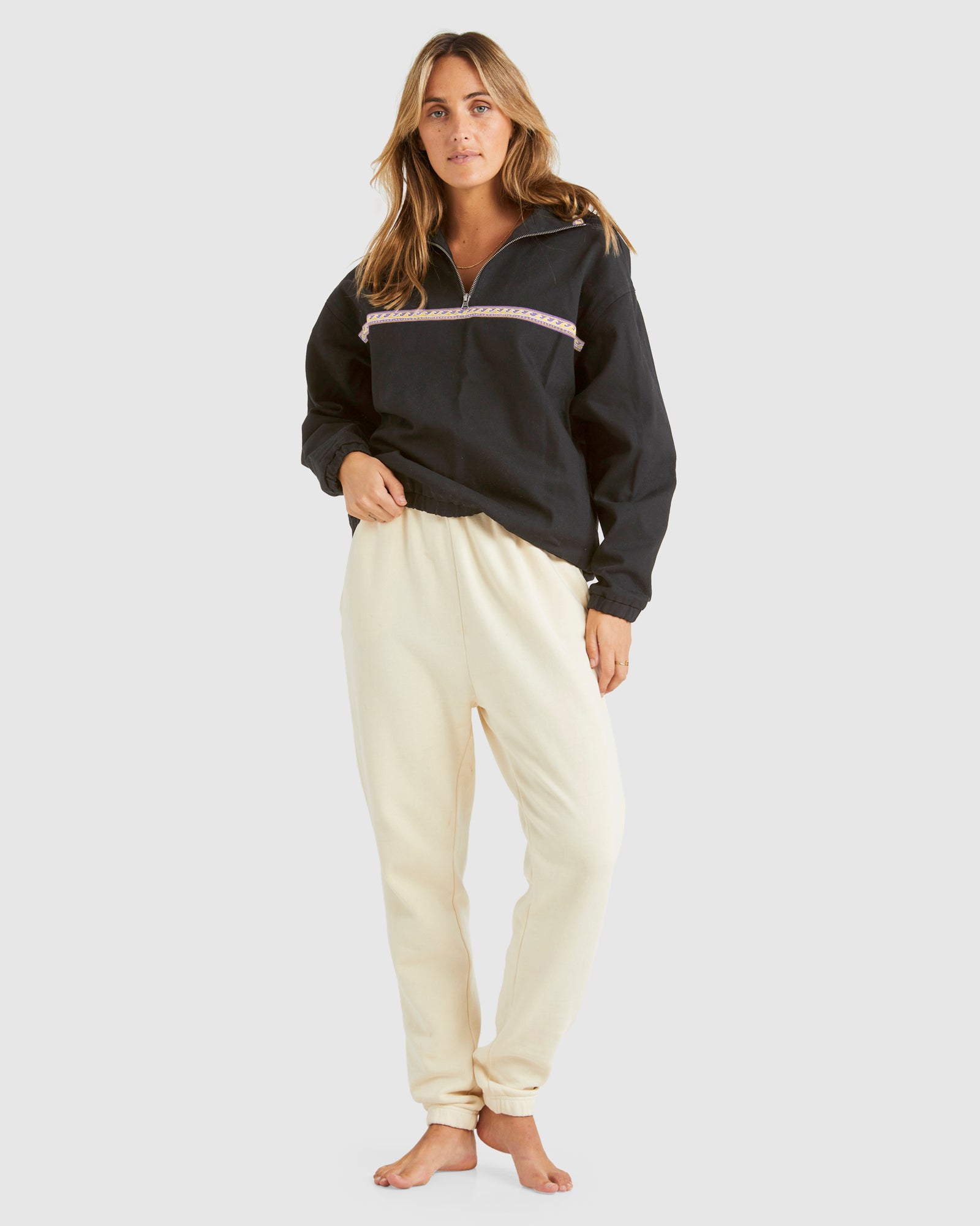 Womens Leia Half Zip Pullover Jacket